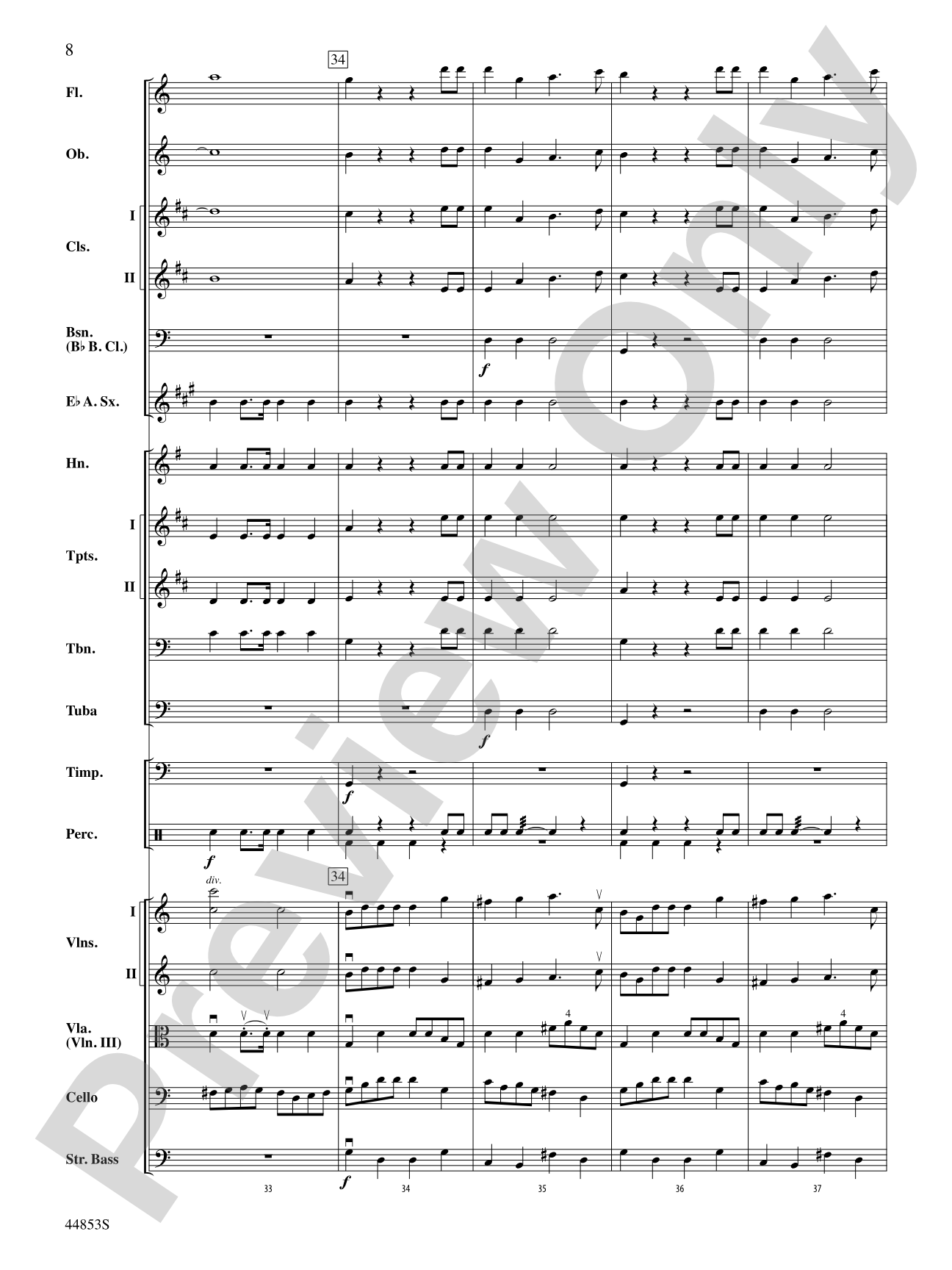Symphony No. 36, The "Linz": Full Orchestra Conductor Score & Parts