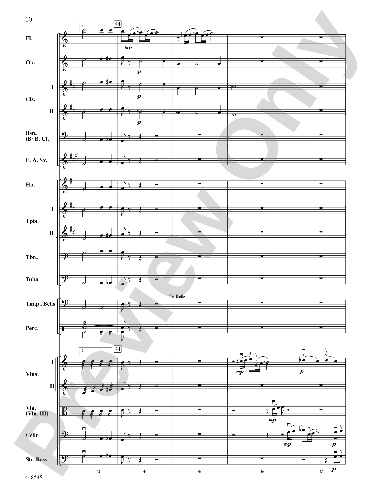 Romeo and Juliet Overture: Full Orchestra Conductor Score & Parts