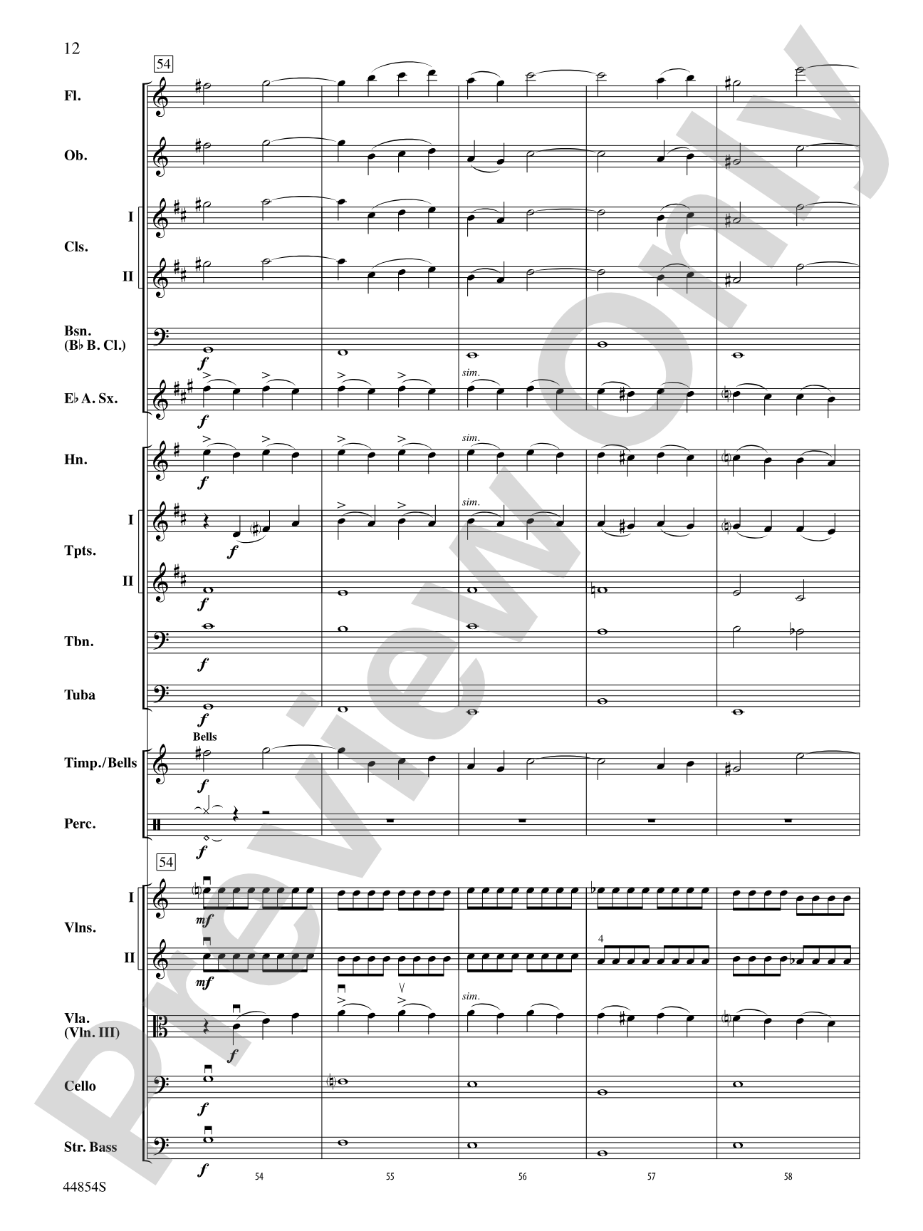 Romeo and Juliet Overture: Full Orchestra Conductor Score & Parts