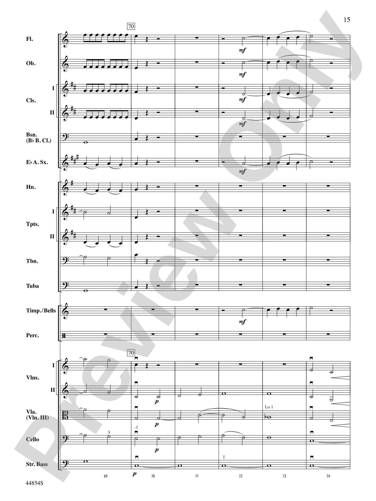 Romeo and Juliet Overture: Full Orchestra Conductor Score & Parts