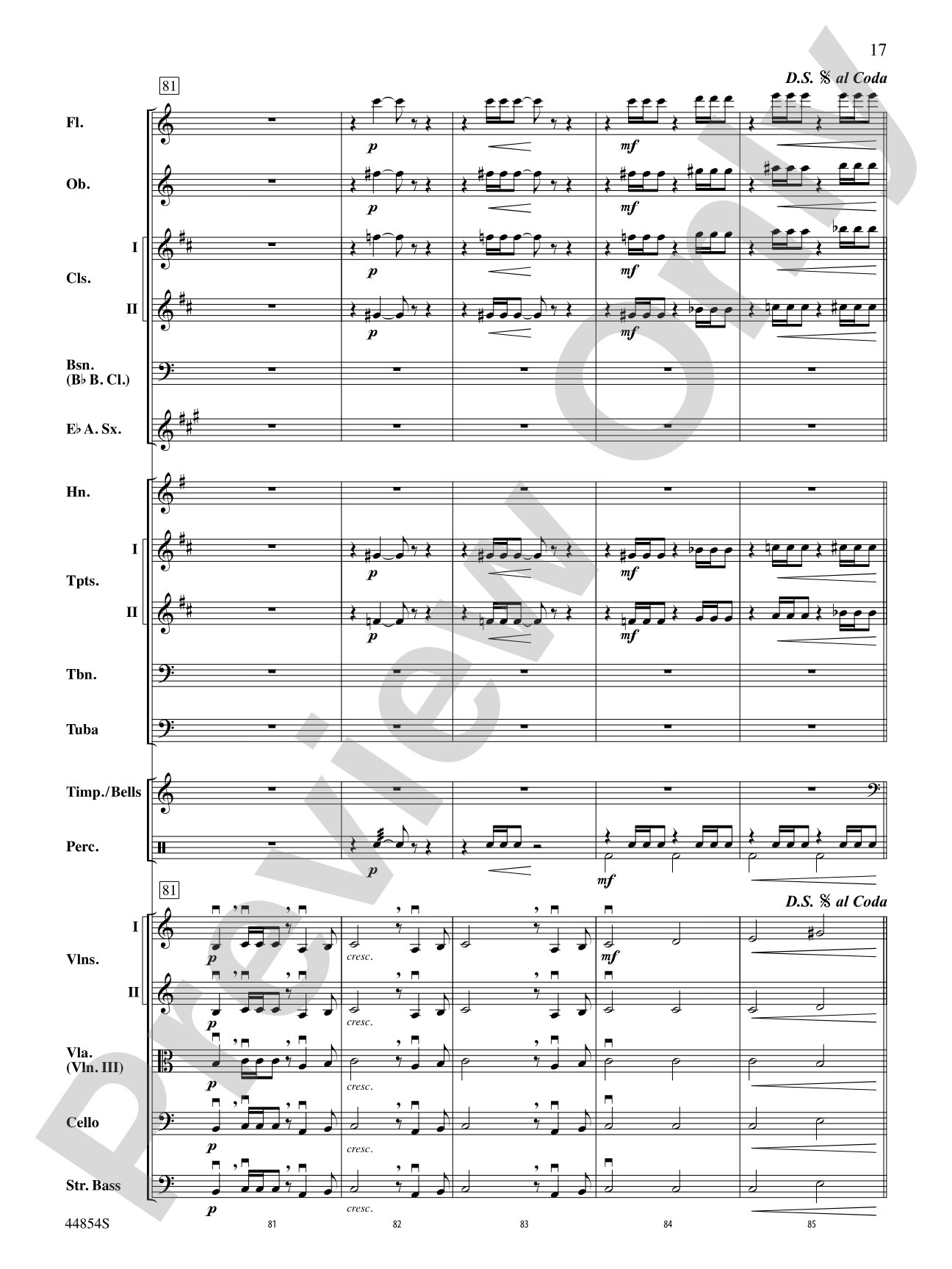 Romeo and Juliet Overture: Full Orchestra Conductor Score & Parts