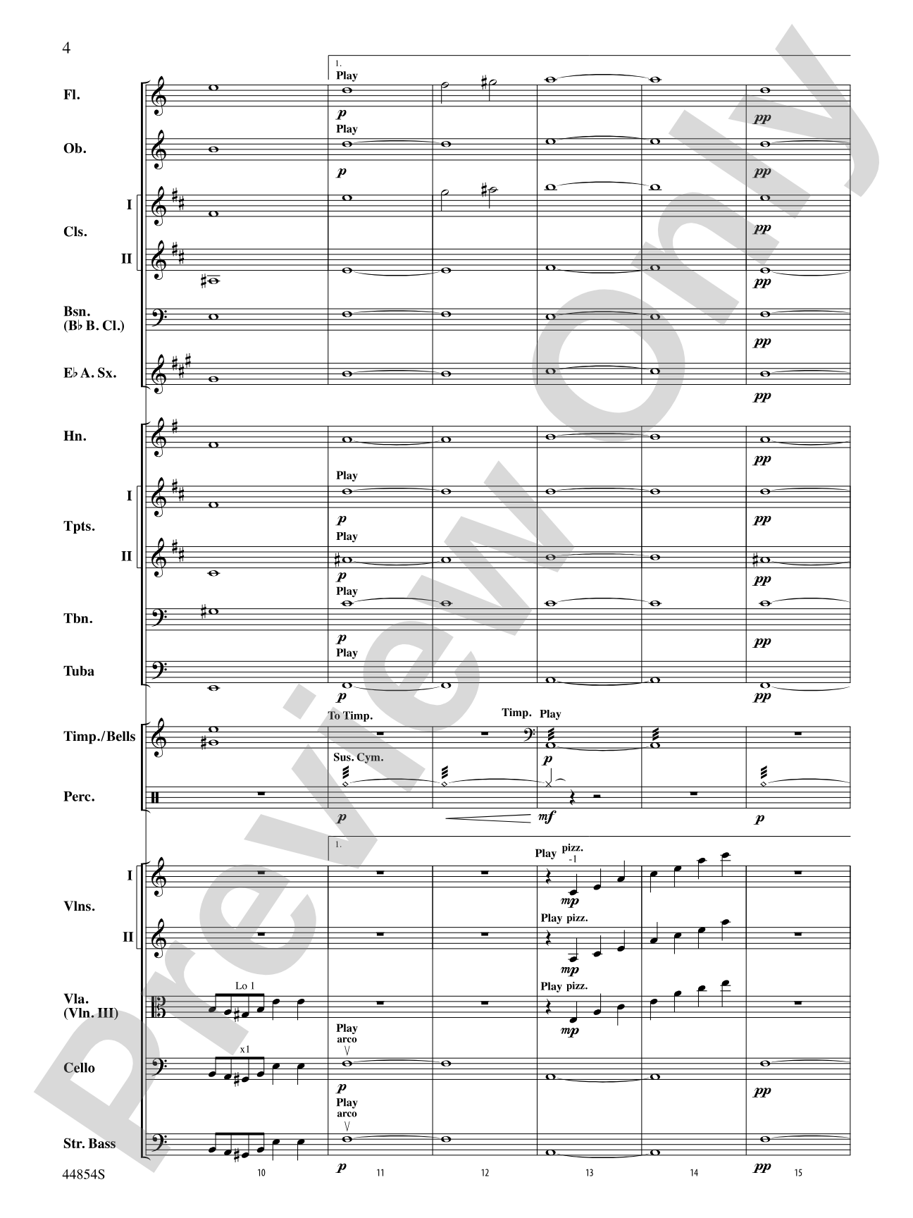 Romeo and Juliet Overture: Full Orchestra Conductor Score & Parts