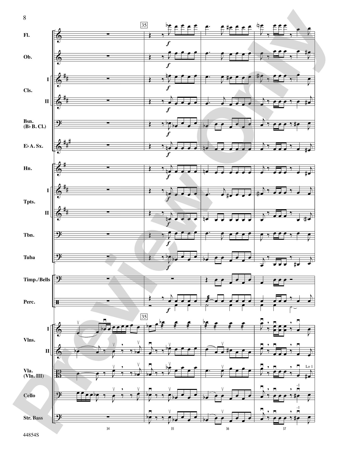 Romeo and Juliet Overture: Full Orchestra Conductor Score & Parts