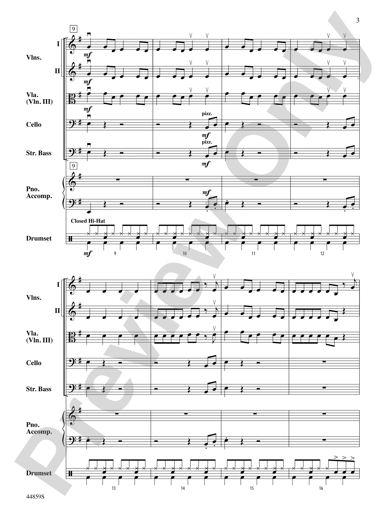 Uptown Funk, Theme from: String Orchestra Conductor Score & Parts