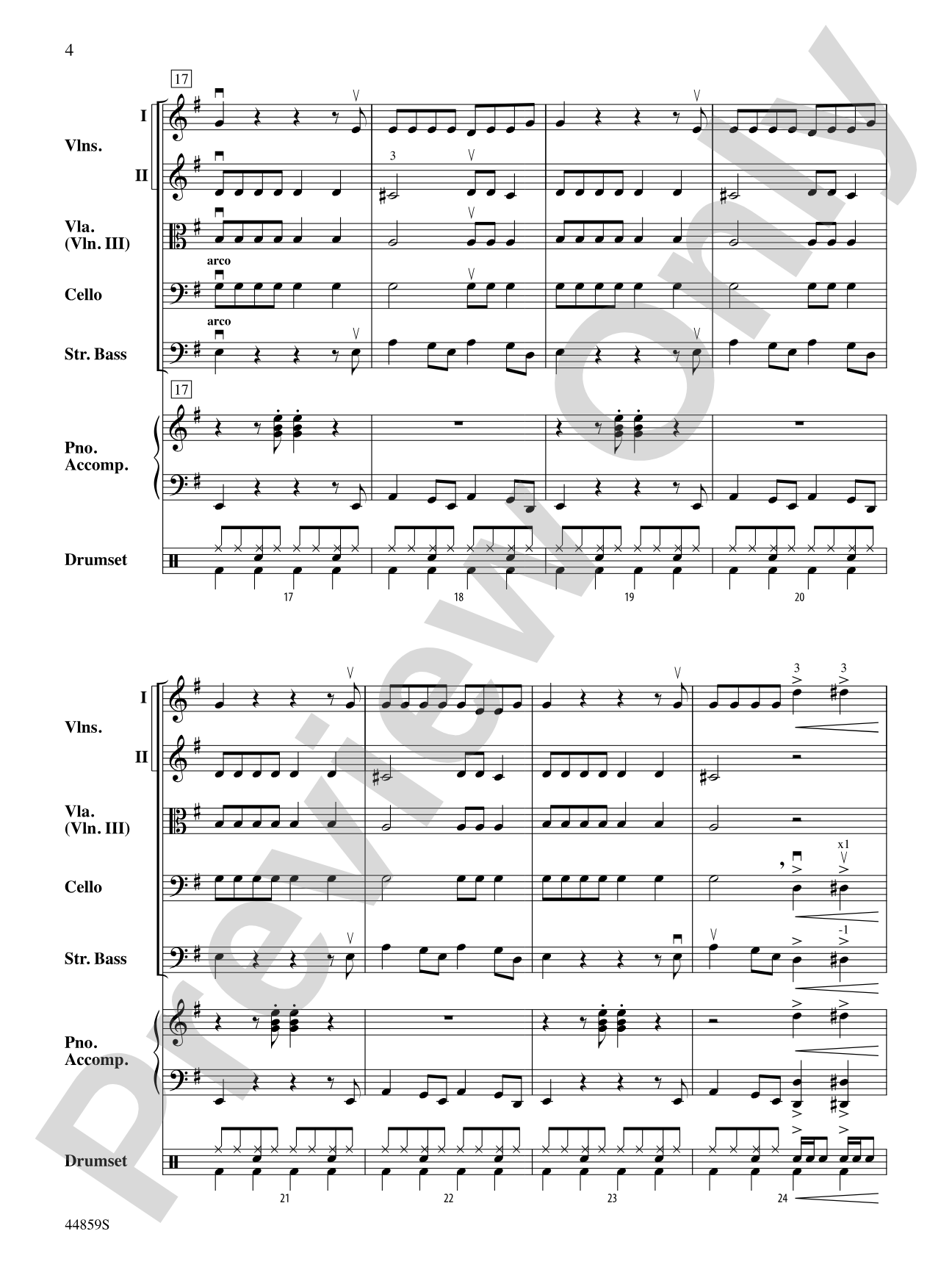 Uptown Funk, Theme from: String Orchestra Conductor Score & Parts