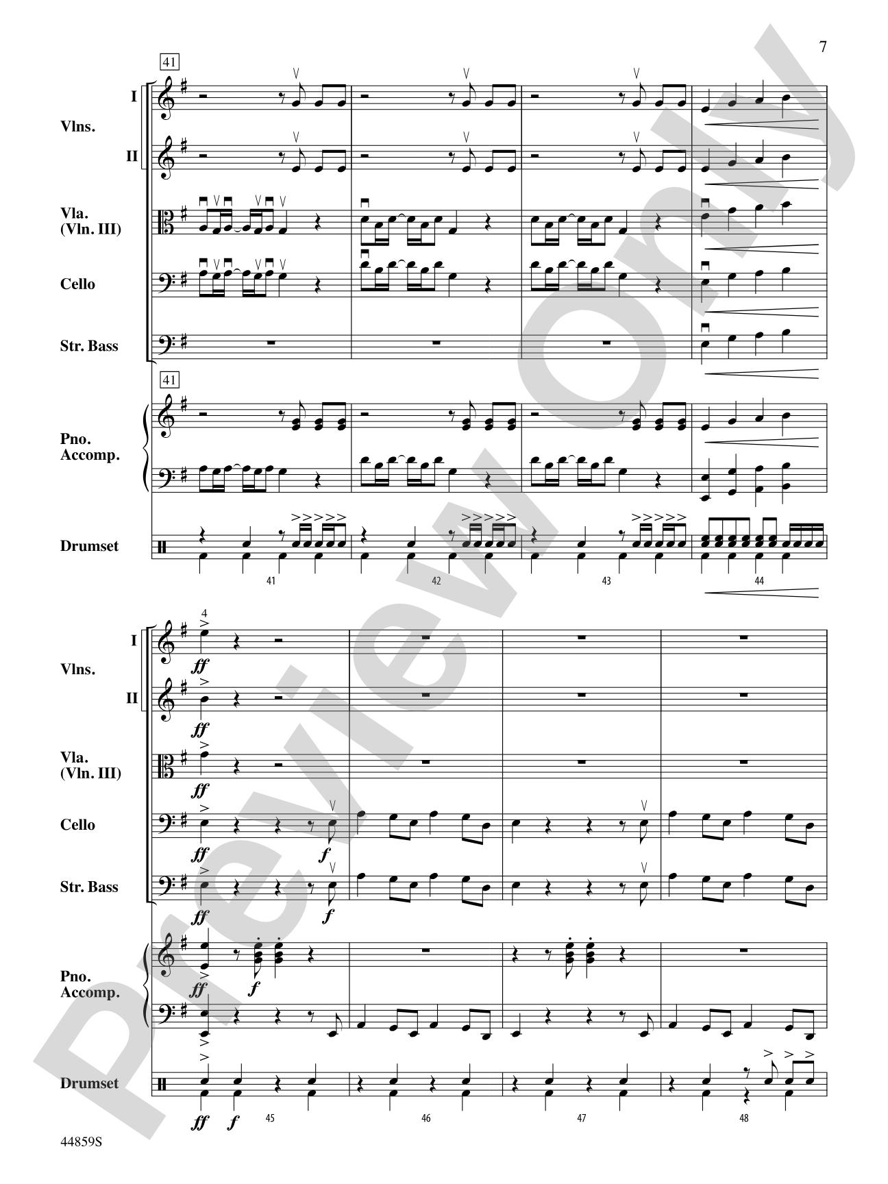 Uptown Funk, Theme from: String Orchestra Conductor Score & Parts