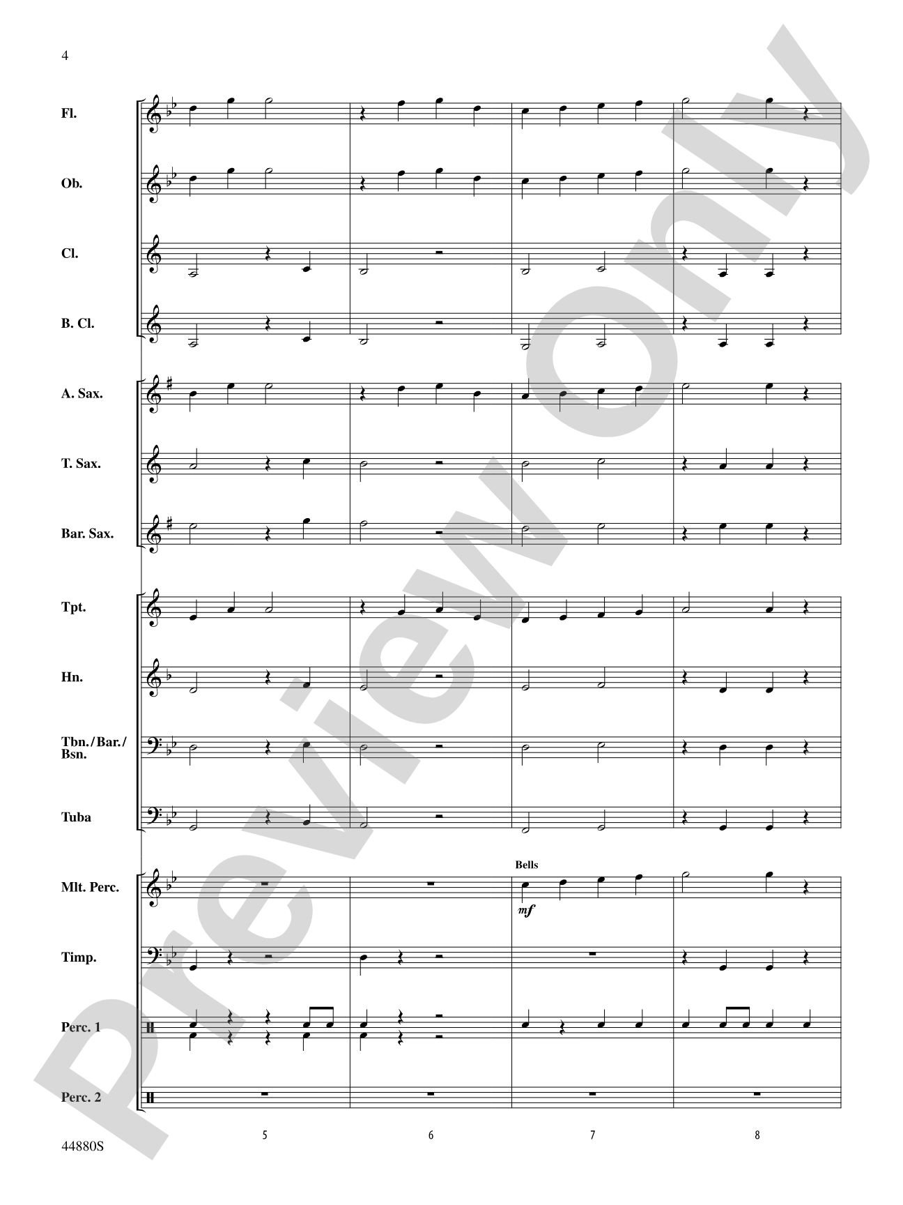 Windforce: Concert Band Conductor Score & Parts