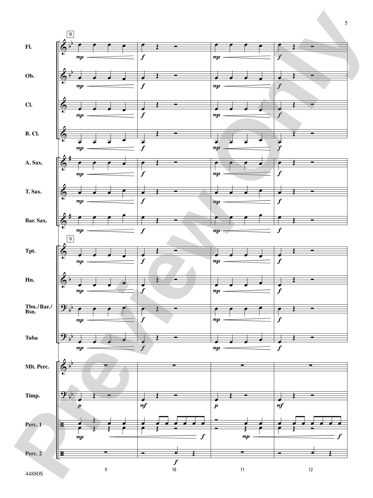 Windforce: Concert Band Conductor Score & Parts
