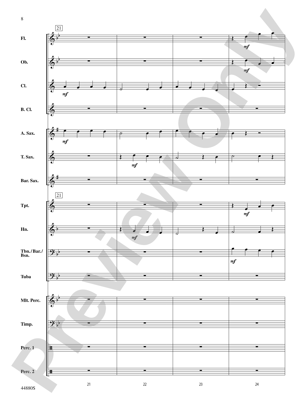 Windforce: Concert Band Conductor Score & Parts