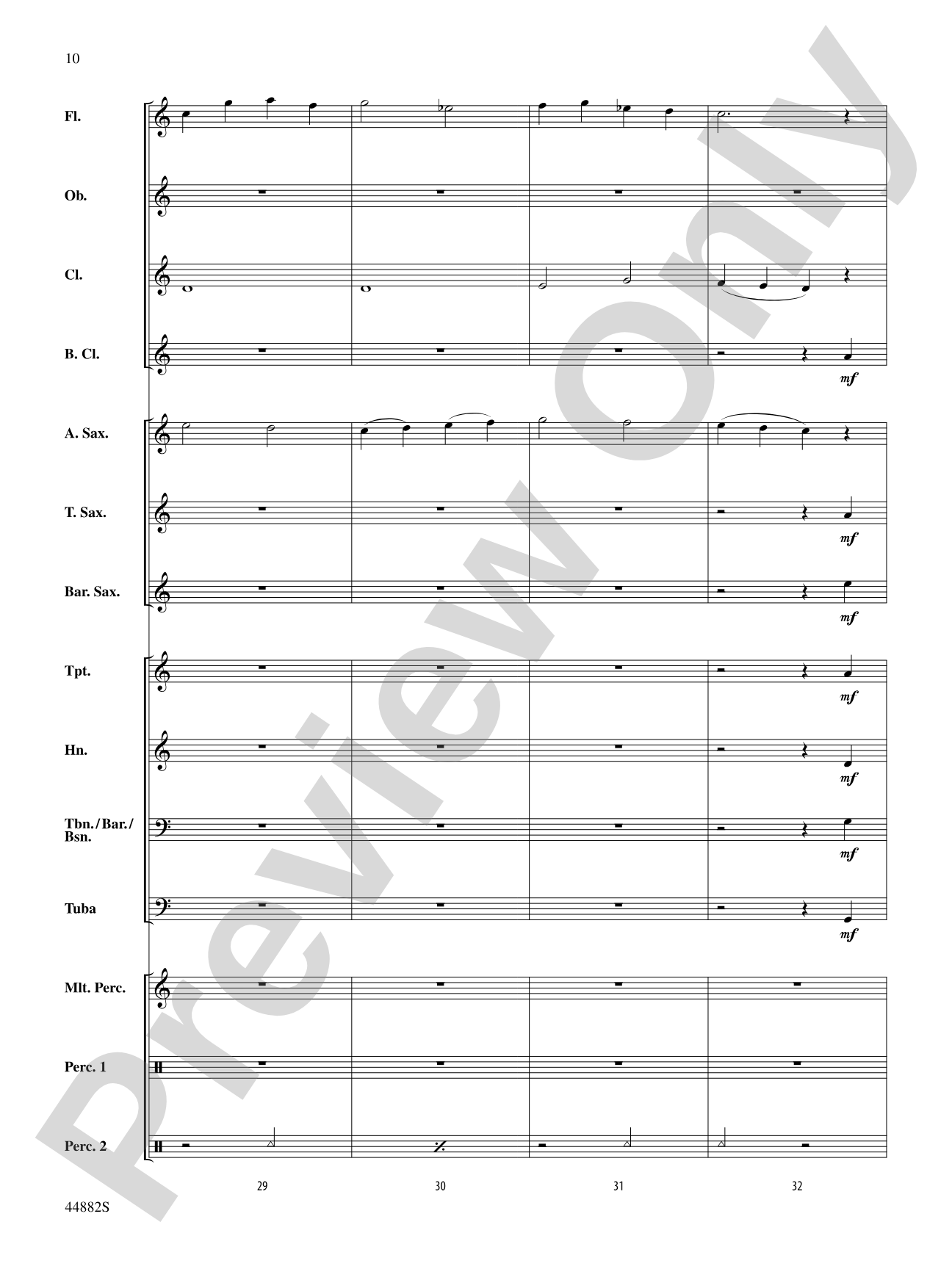 Chant de Noël: Concert Band Conductor Score & Parts