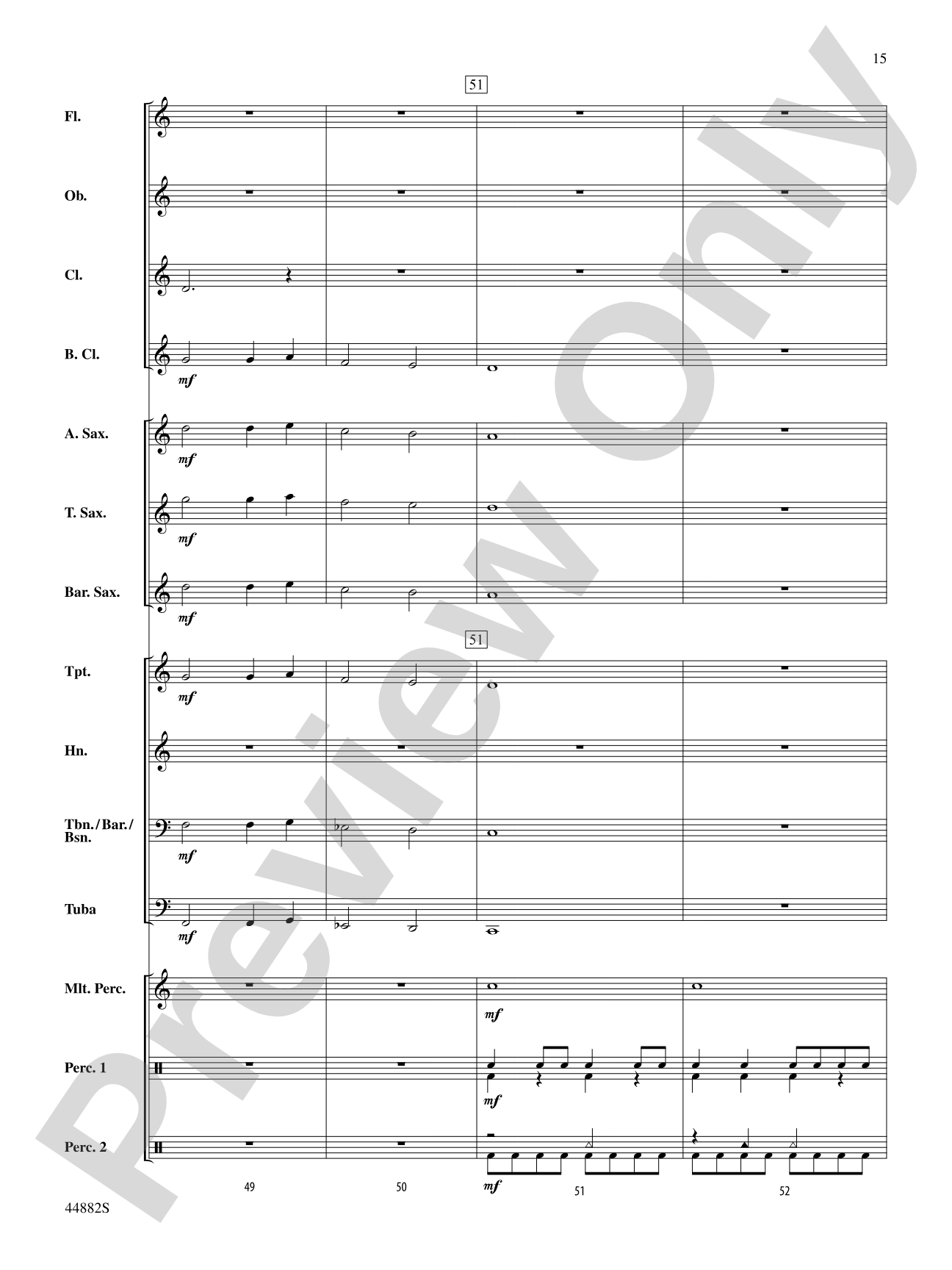 Chant de Noël: Concert Band Conductor Score & Parts