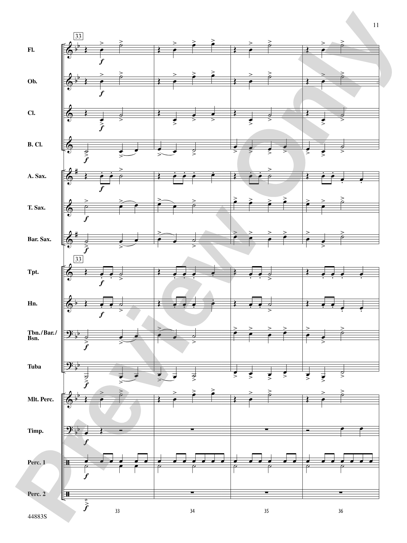 Heritage and Reflection: Concert Band Conductor Score & Parts