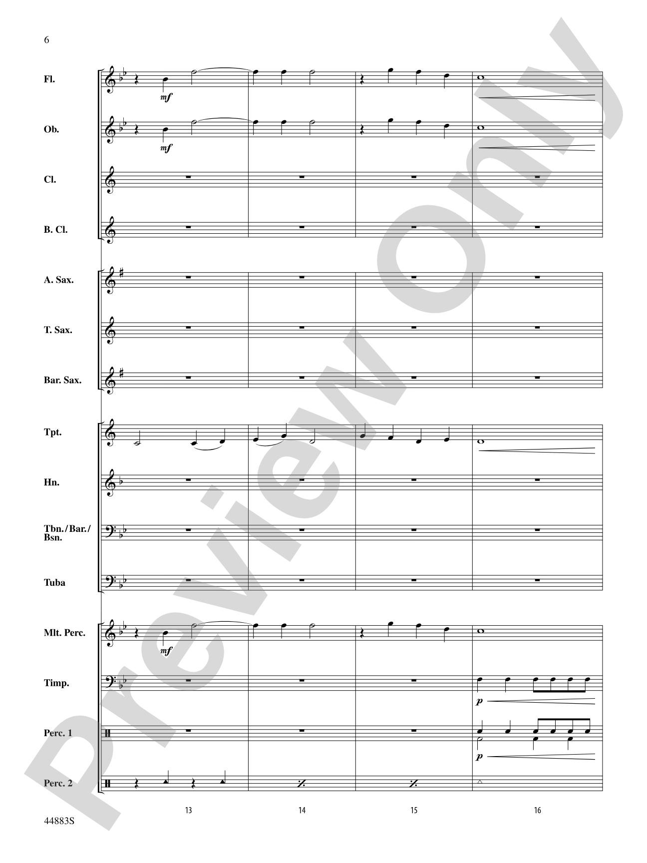 Heritage and Reflection: Concert Band Conductor Score & Parts