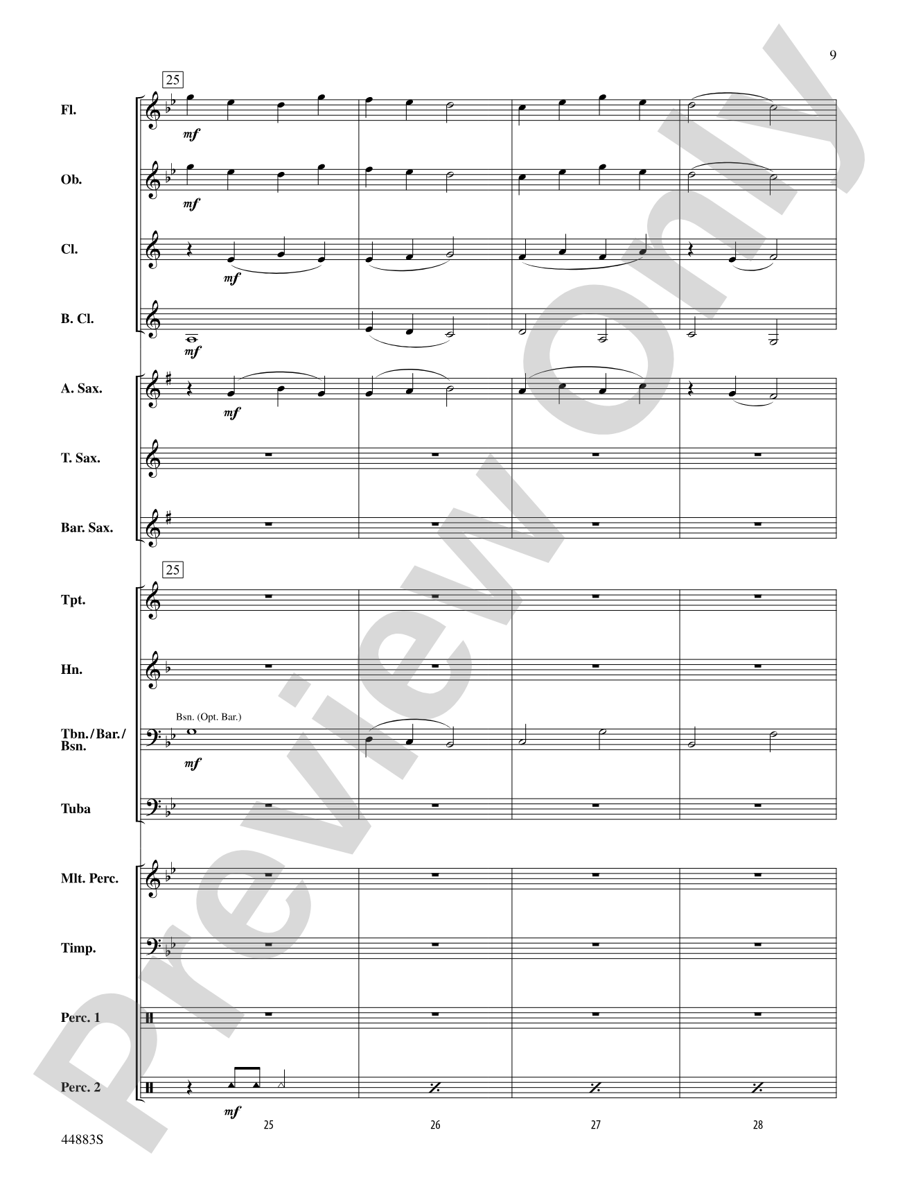 Heritage and Reflection: Concert Band Conductor Score & Parts