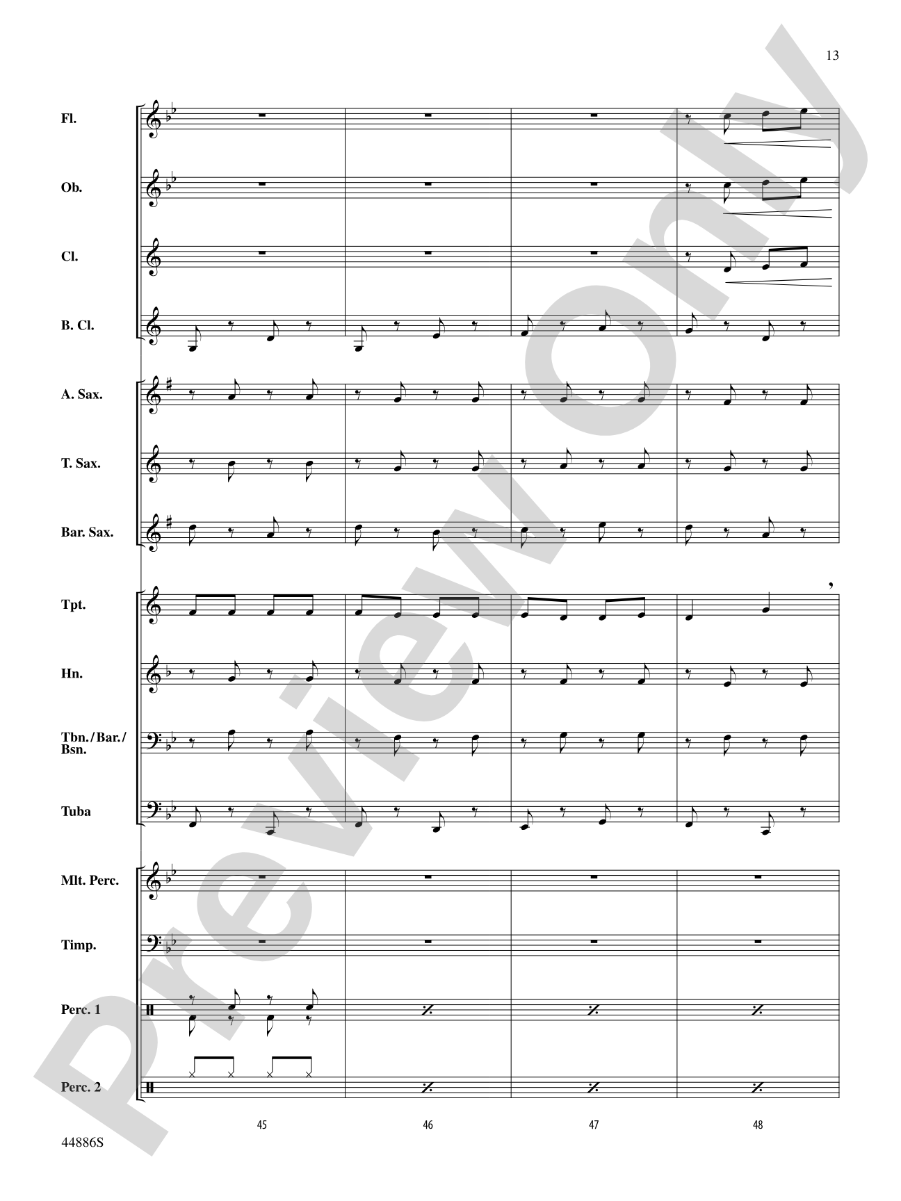 A Whole Lot of Christmas: Concert Band Conductor Score & Parts
