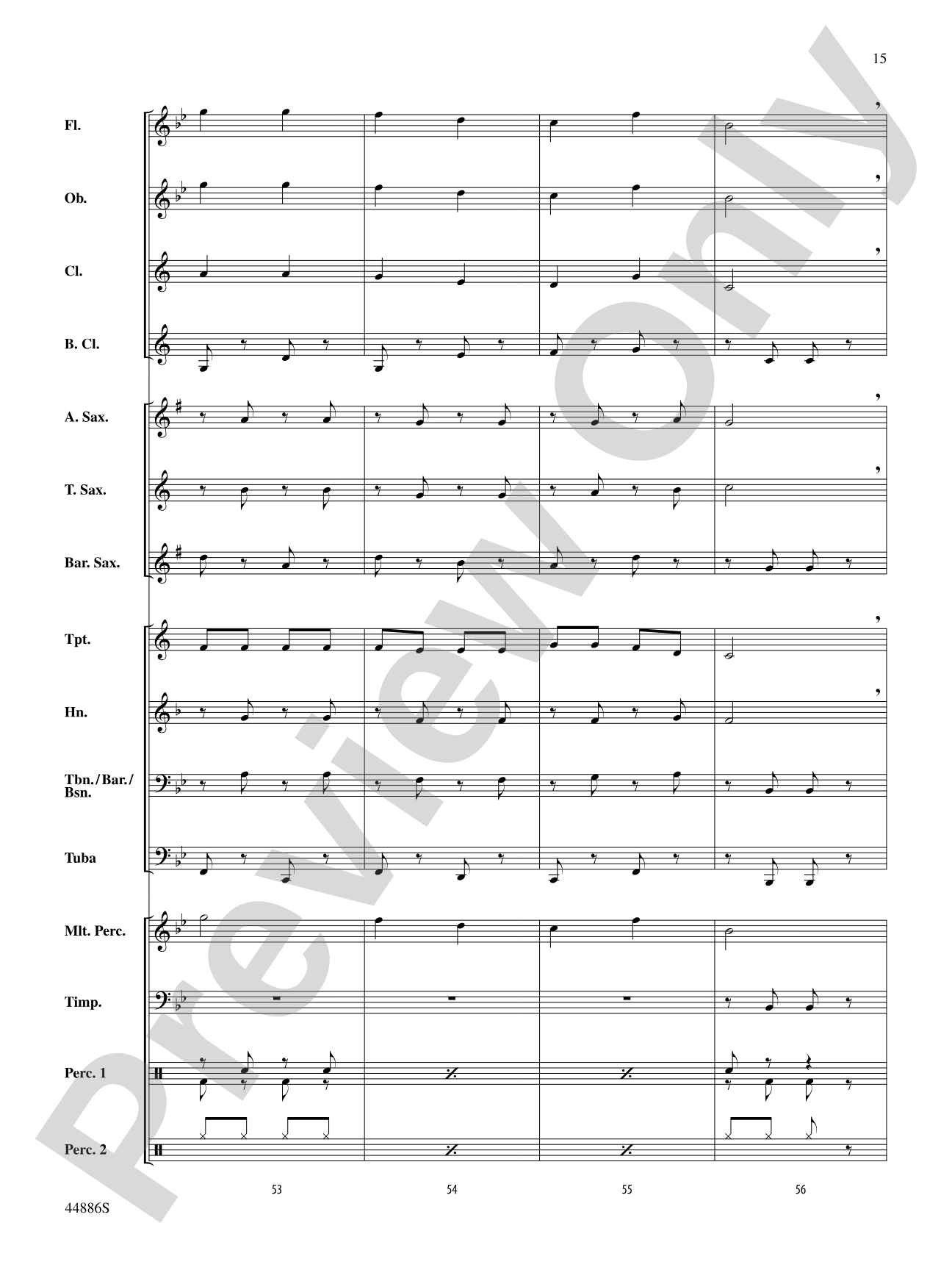 A Whole Lot of Christmas: Concert Band Conductor Score & Parts