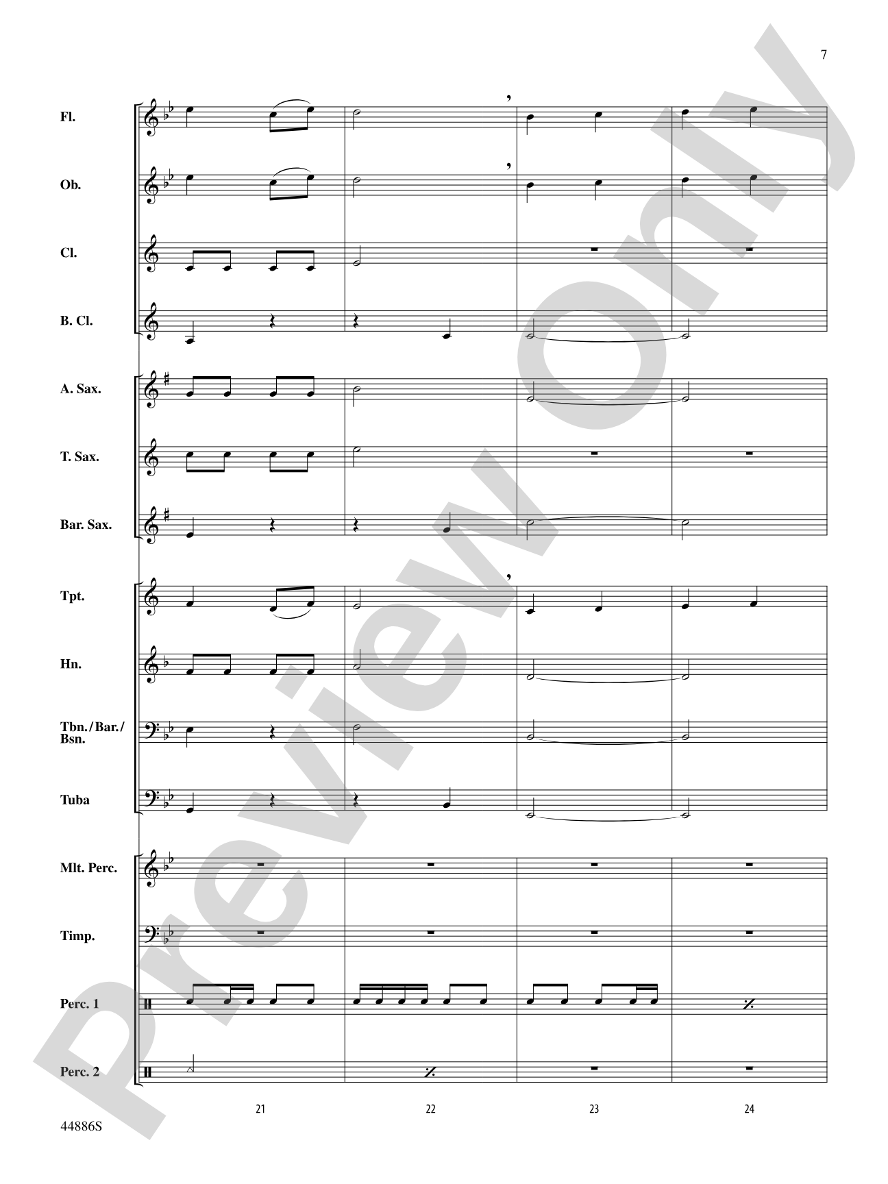 A Whole Lot of Christmas: Concert Band Conductor Score & Parts