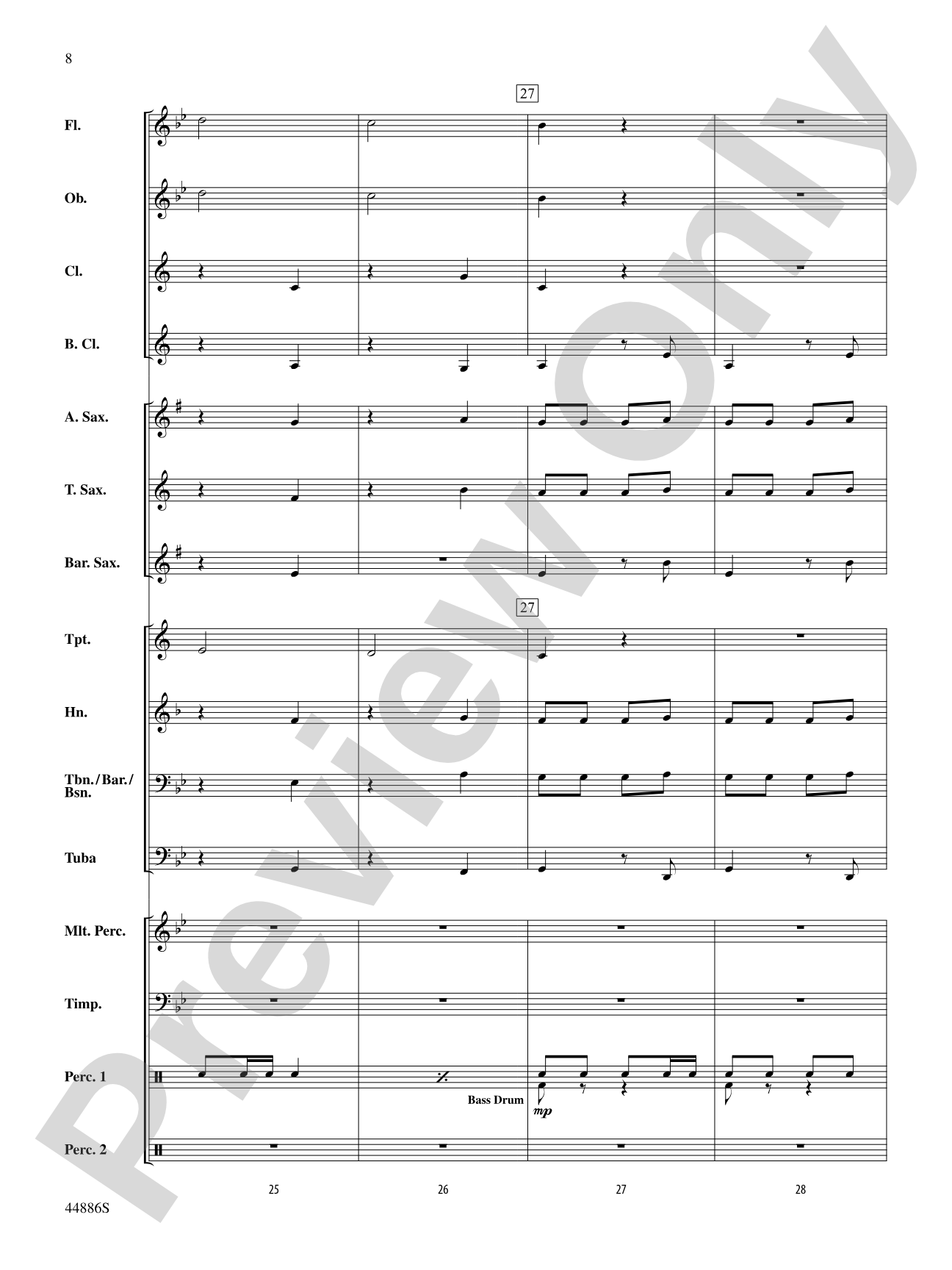 A Whole Lot of Christmas: Concert Band Conductor Score & Parts
