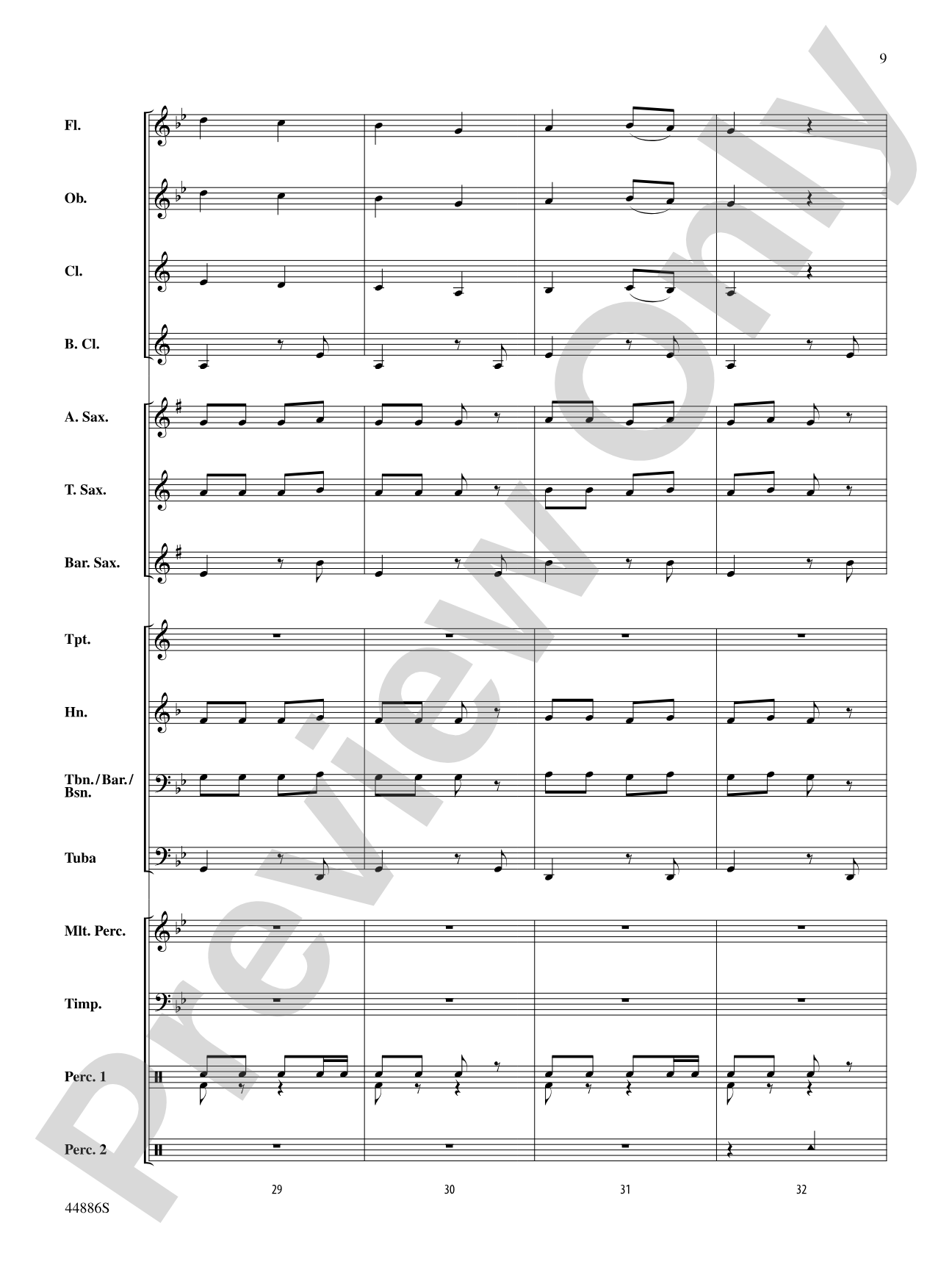 A Whole Lot of Christmas: Concert Band Conductor Score & Parts