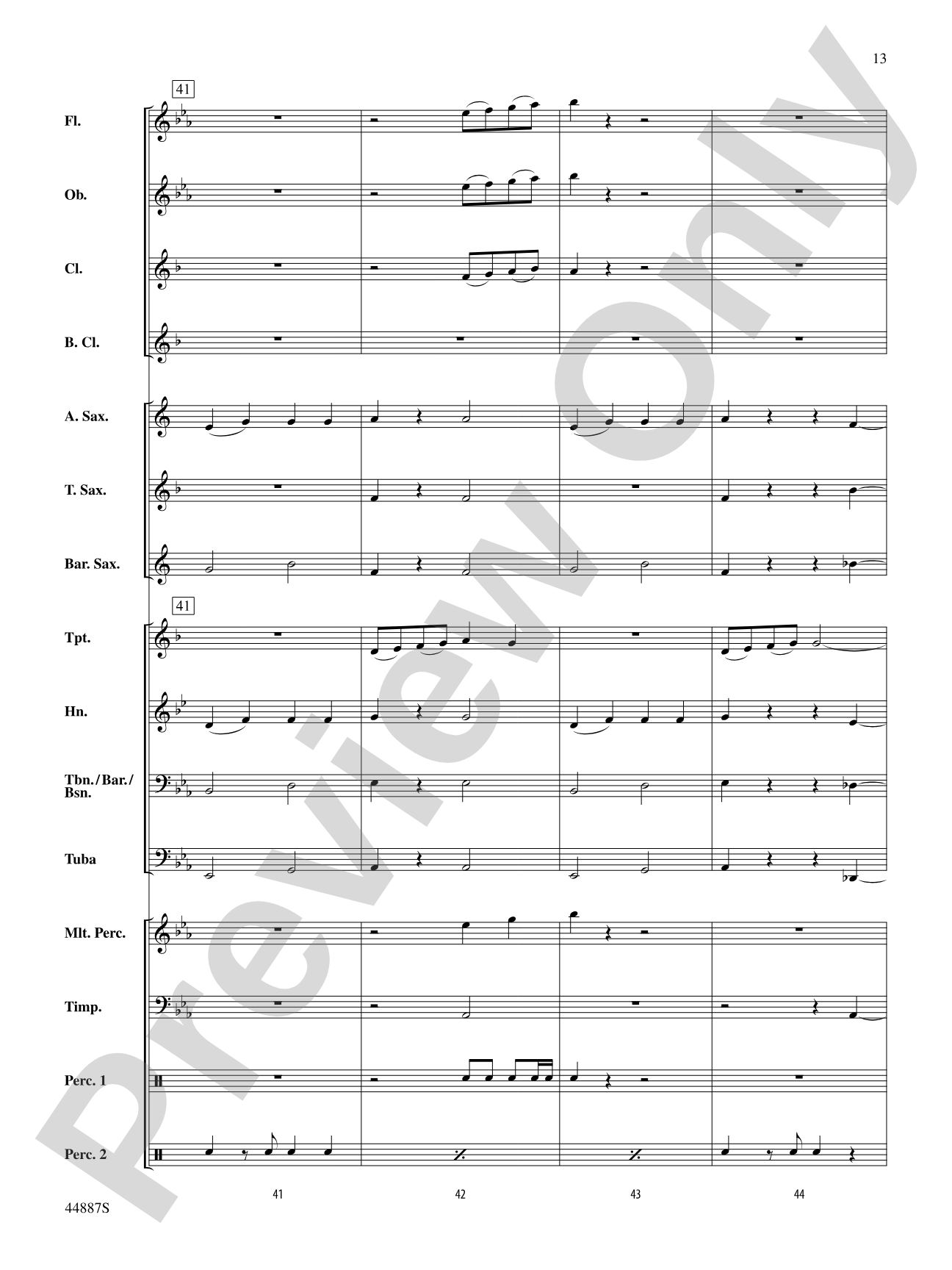 Glory!: Concert Band Conductor Score & Parts