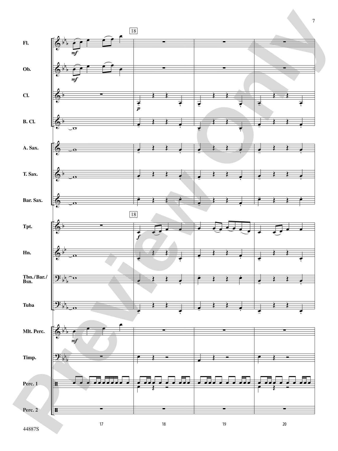 Glory!: Concert Band Conductor Score & Parts