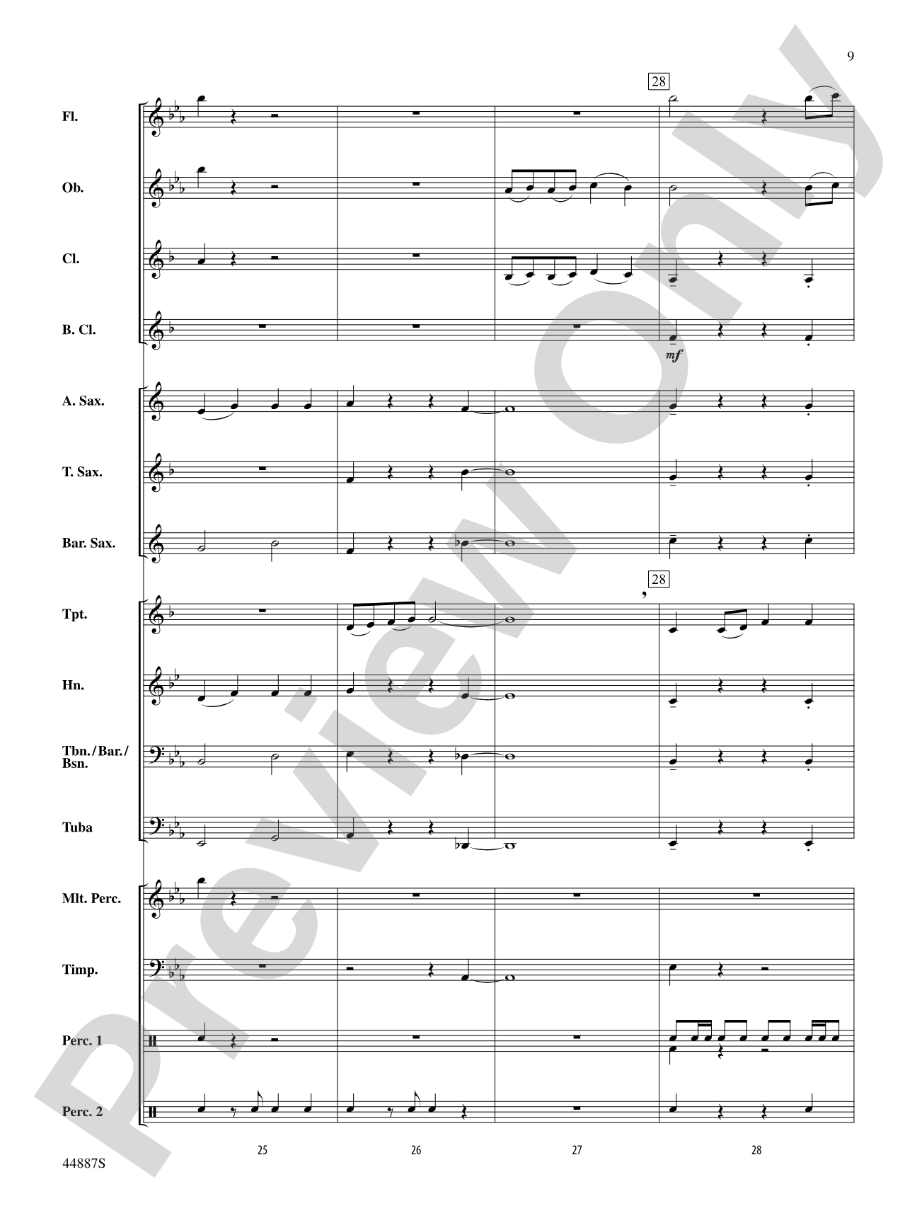 Glory!: Concert Band Conductor Score & Parts