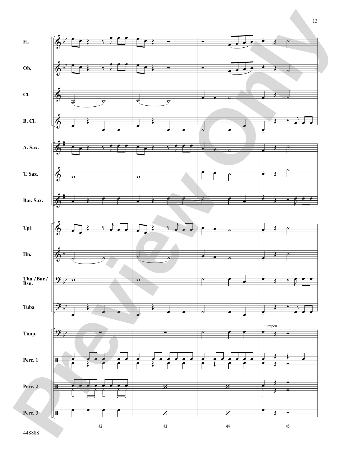 Mama Paquita: Concert Band Conductor Score & Parts