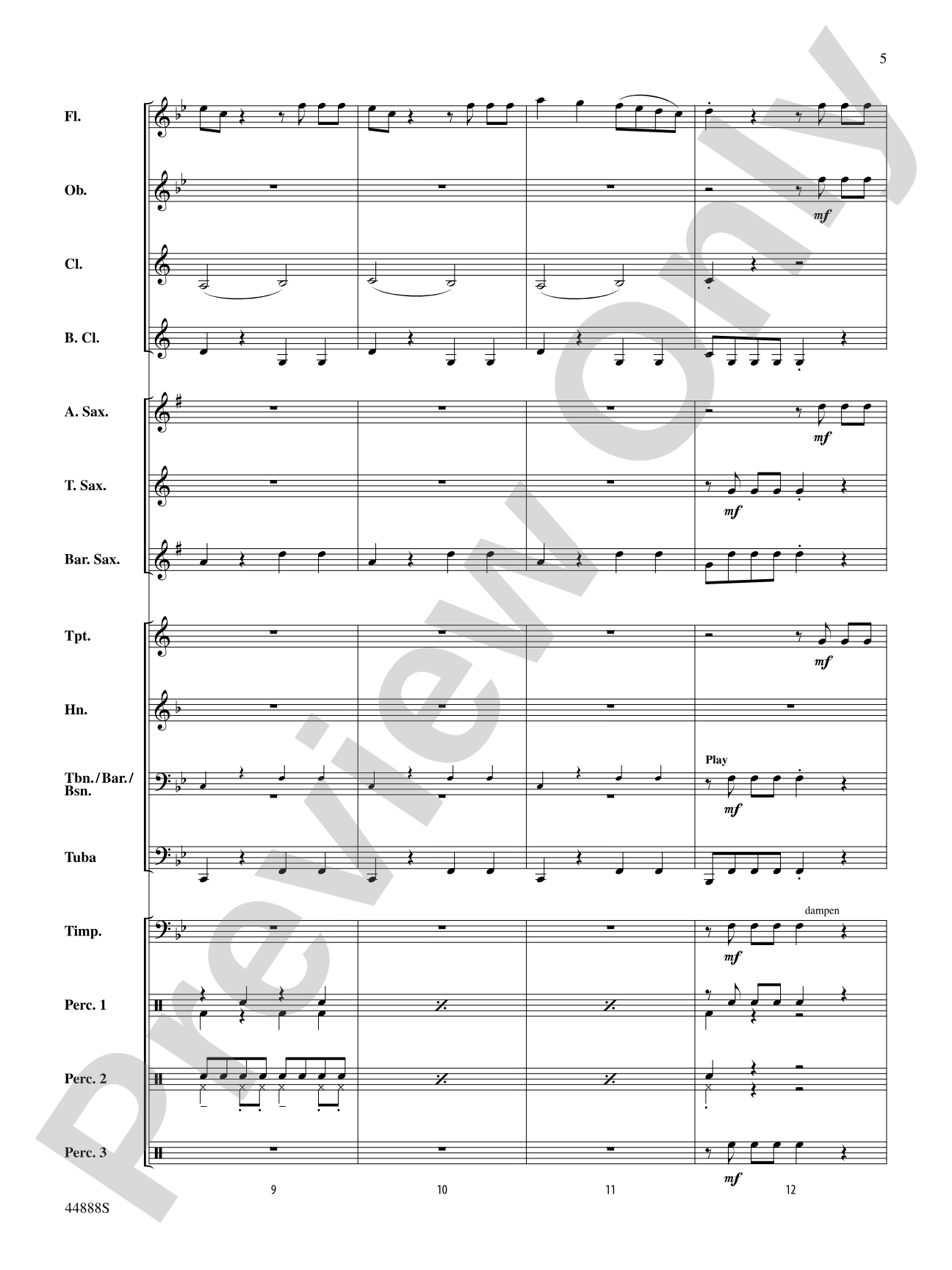 Mama Paquita: Concert Band Conductor Score & Parts