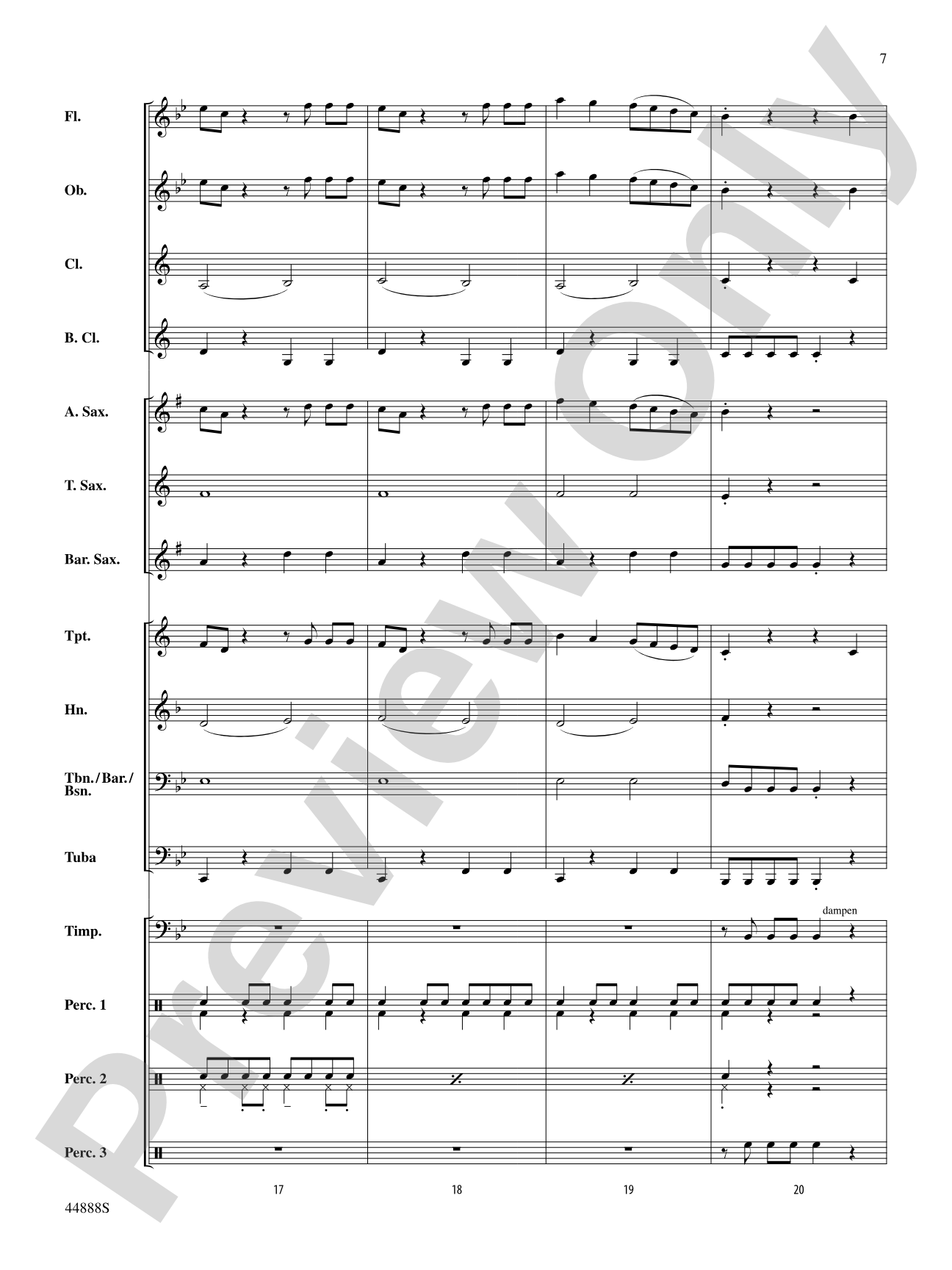Mama Paquita: Concert Band Conductor Score & Parts