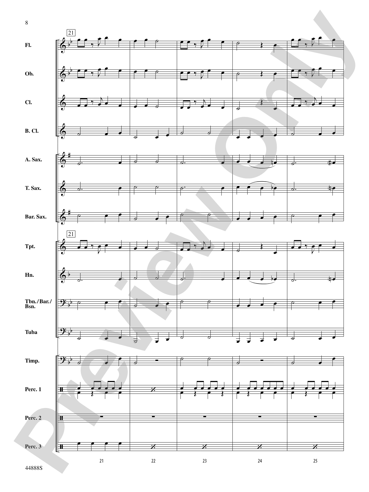 Mama Paquita: Concert Band Conductor Score & Parts