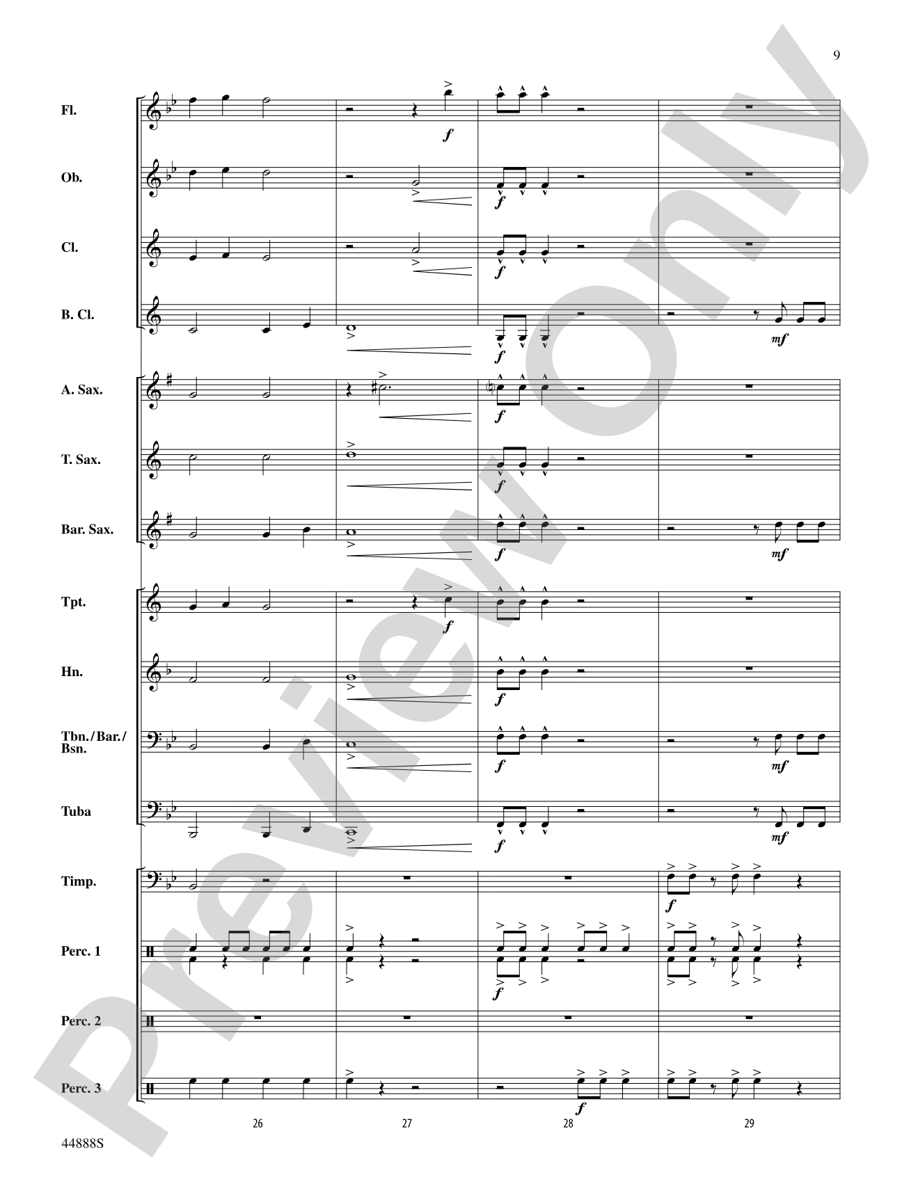 Mama Paquita: Concert Band Conductor Score & Parts