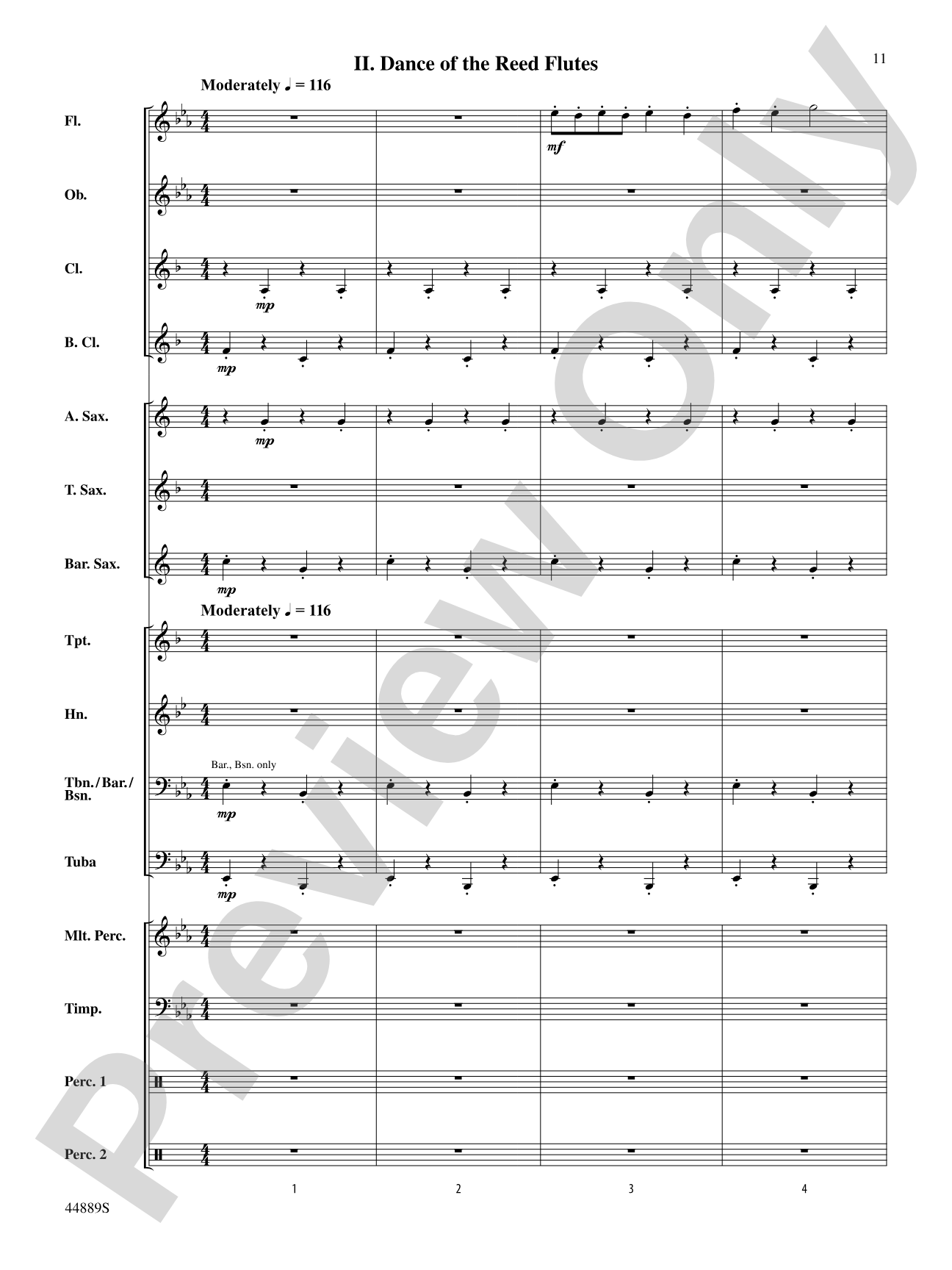 Three Miniature Nutcrackers: Concert Band Conductor Score & Parts