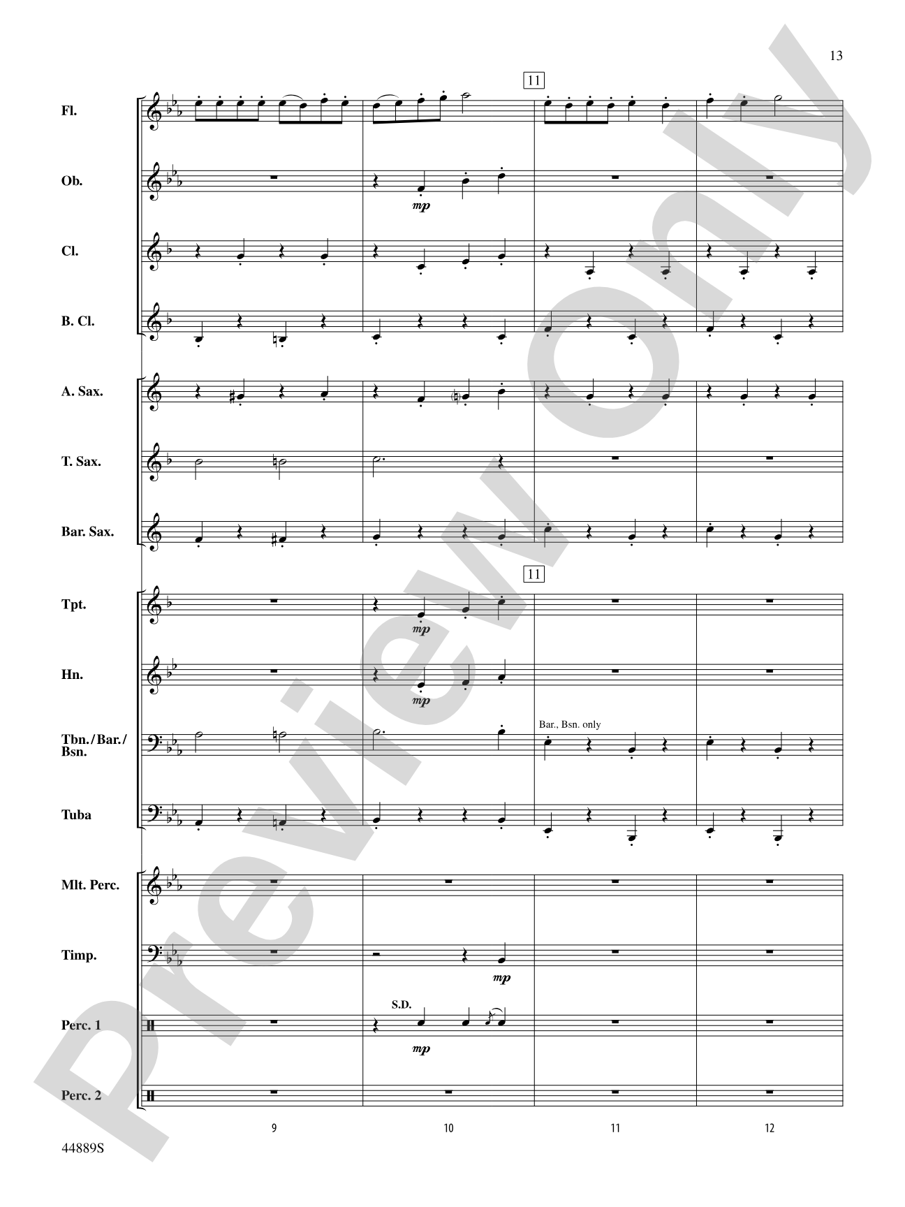 Three Miniature Nutcrackers: Concert Band Conductor Score & Parts