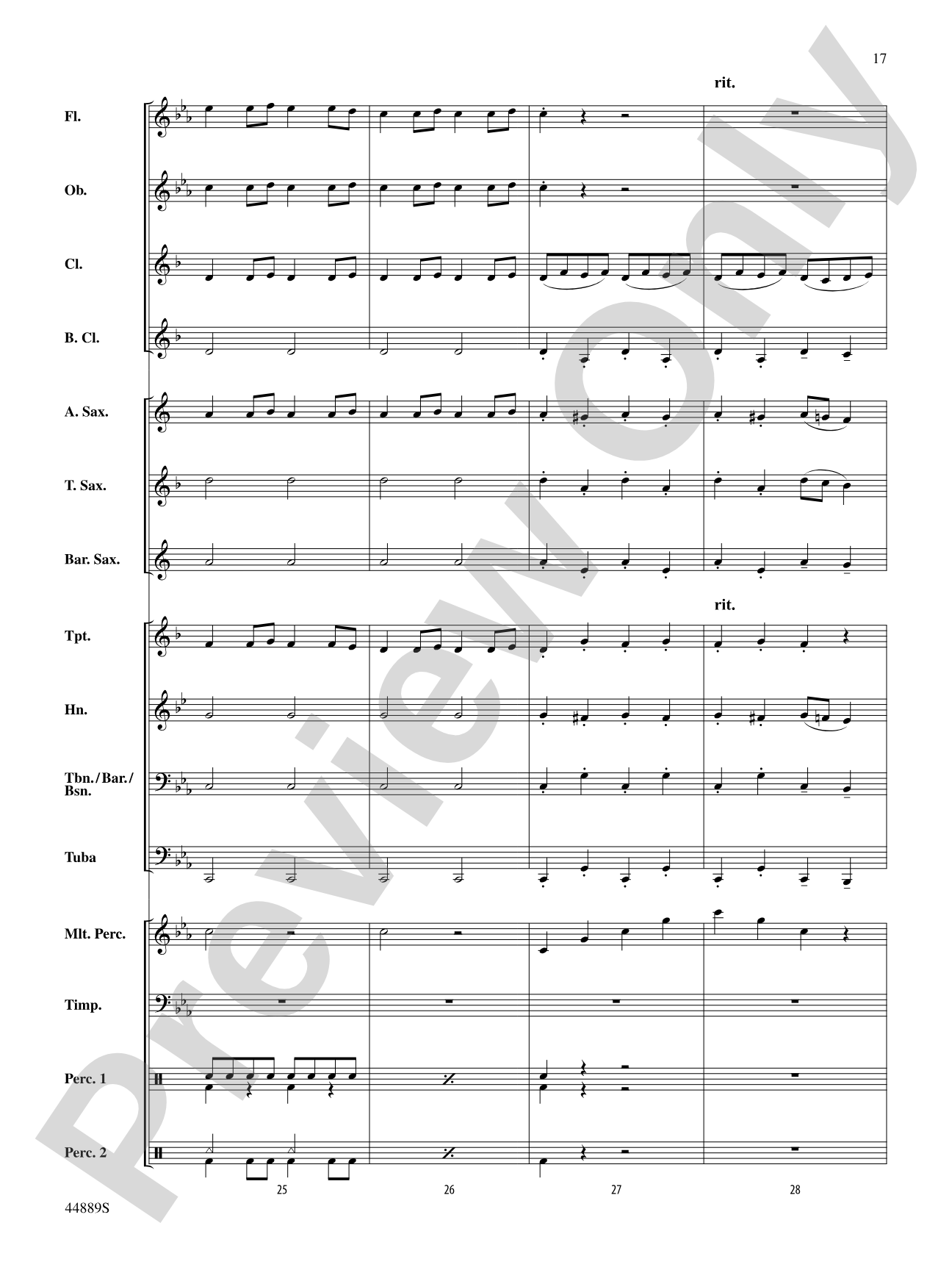 Three Miniature Nutcrackers: Concert Band Conductor Score & Parts