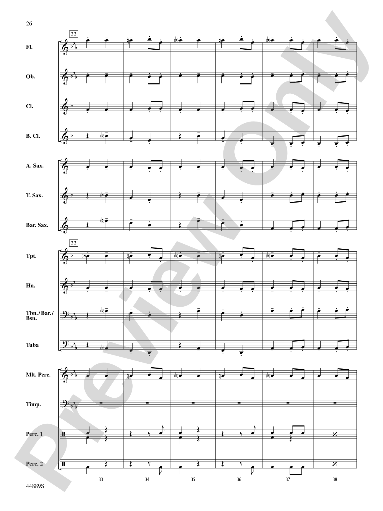 Three Miniature Nutcrackers: Concert Band Conductor Score & Parts