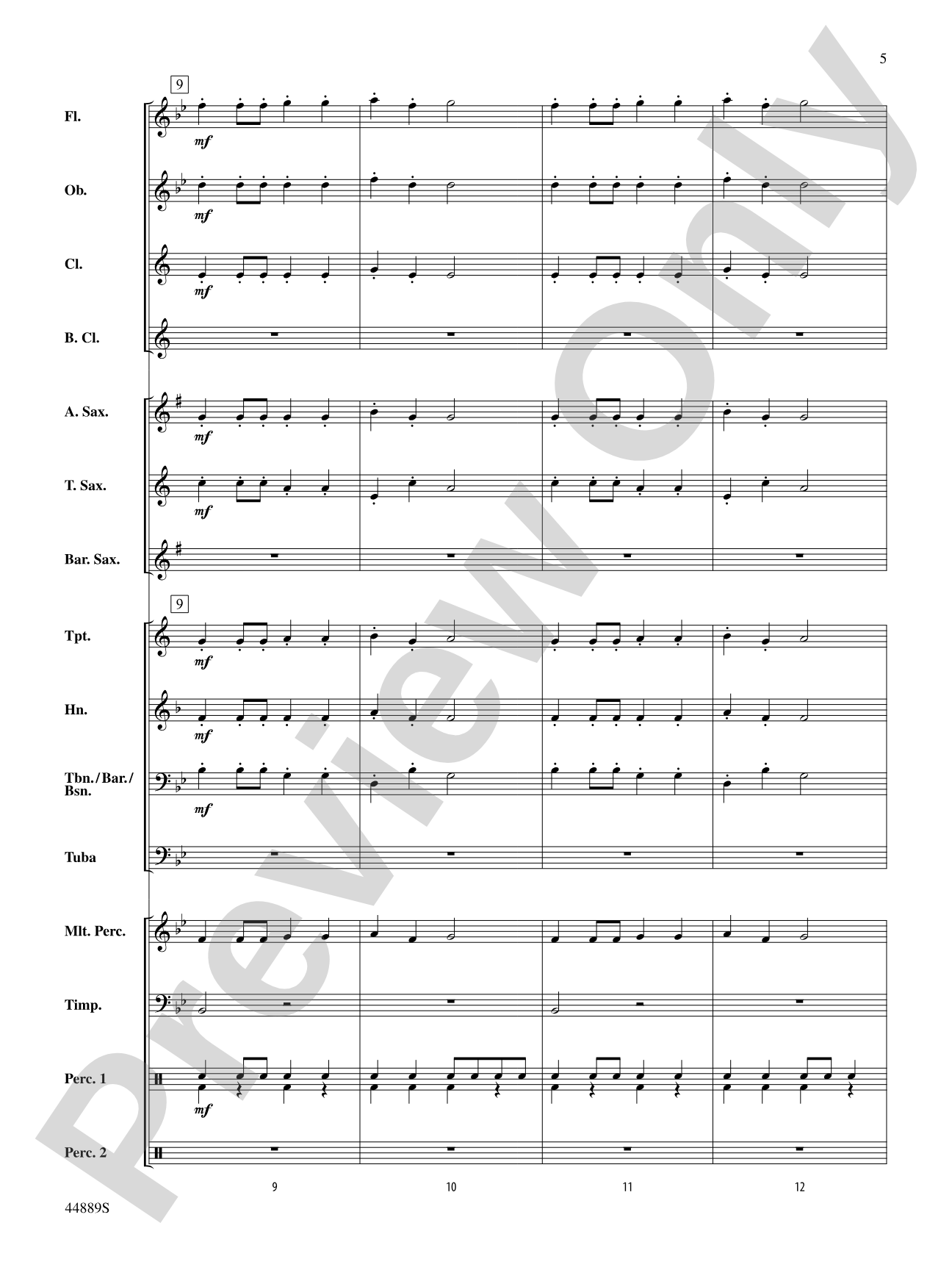 Three Miniature Nutcrackers: Concert Band Conductor Score & Parts