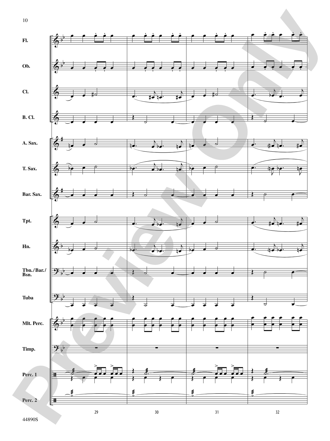 Project Mars: Concert Band Conductor Score & Parts