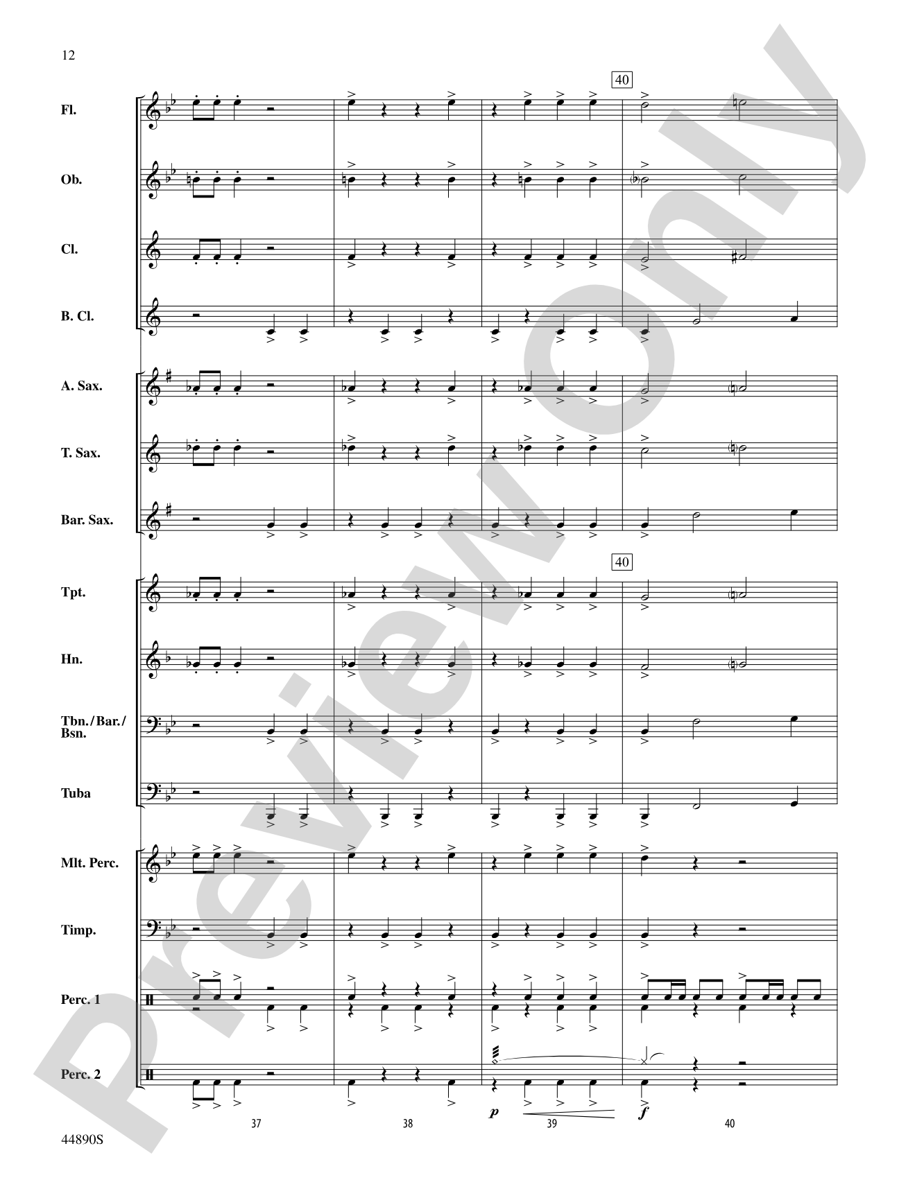 Project Mars: Concert Band Conductor Score & Parts