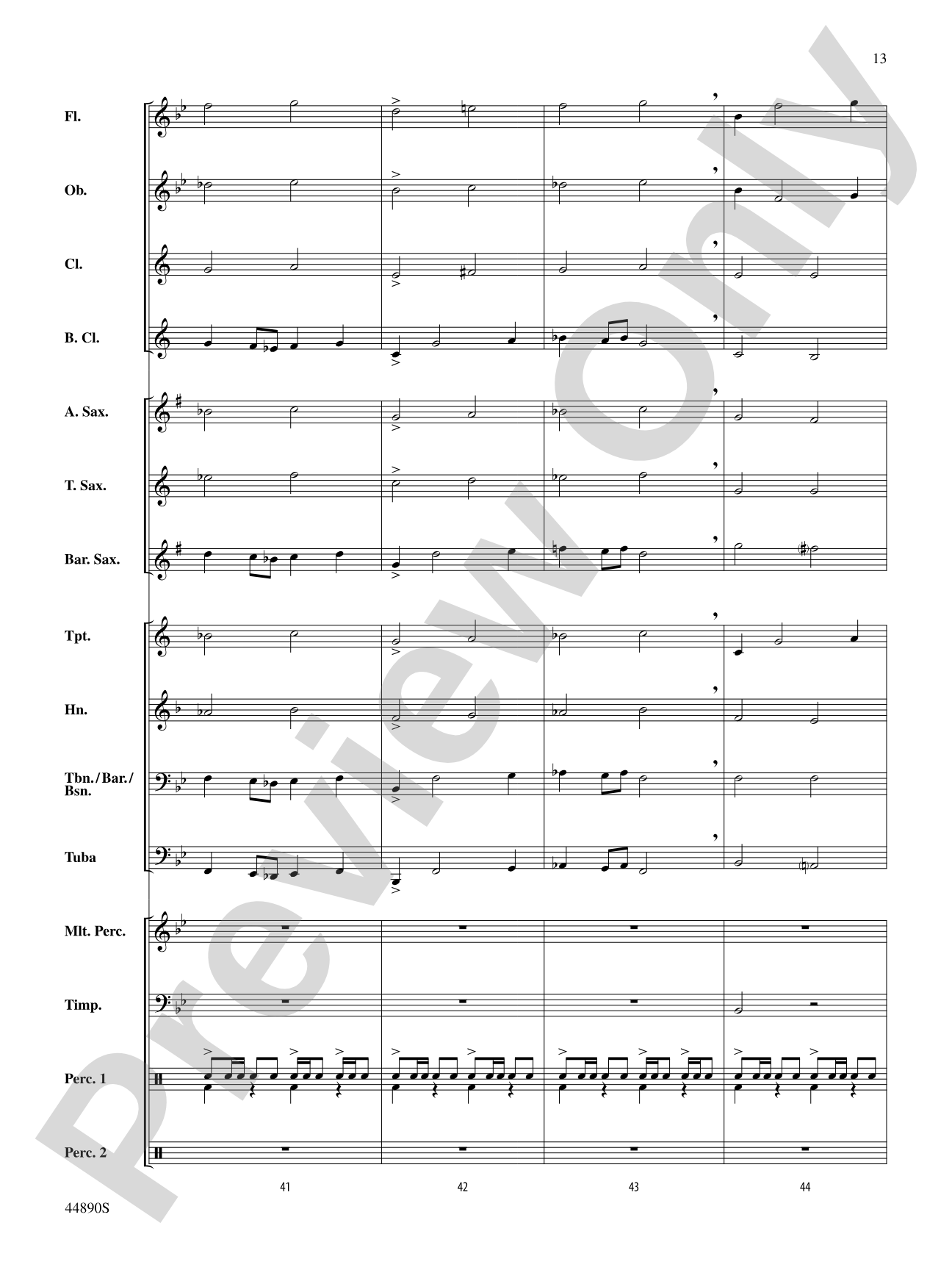 Project Mars: Concert Band Conductor Score & Parts