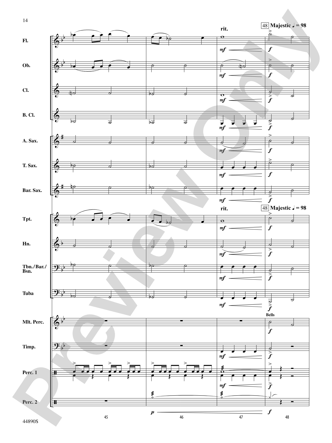 Project Mars: Concert Band Conductor Score & Parts
