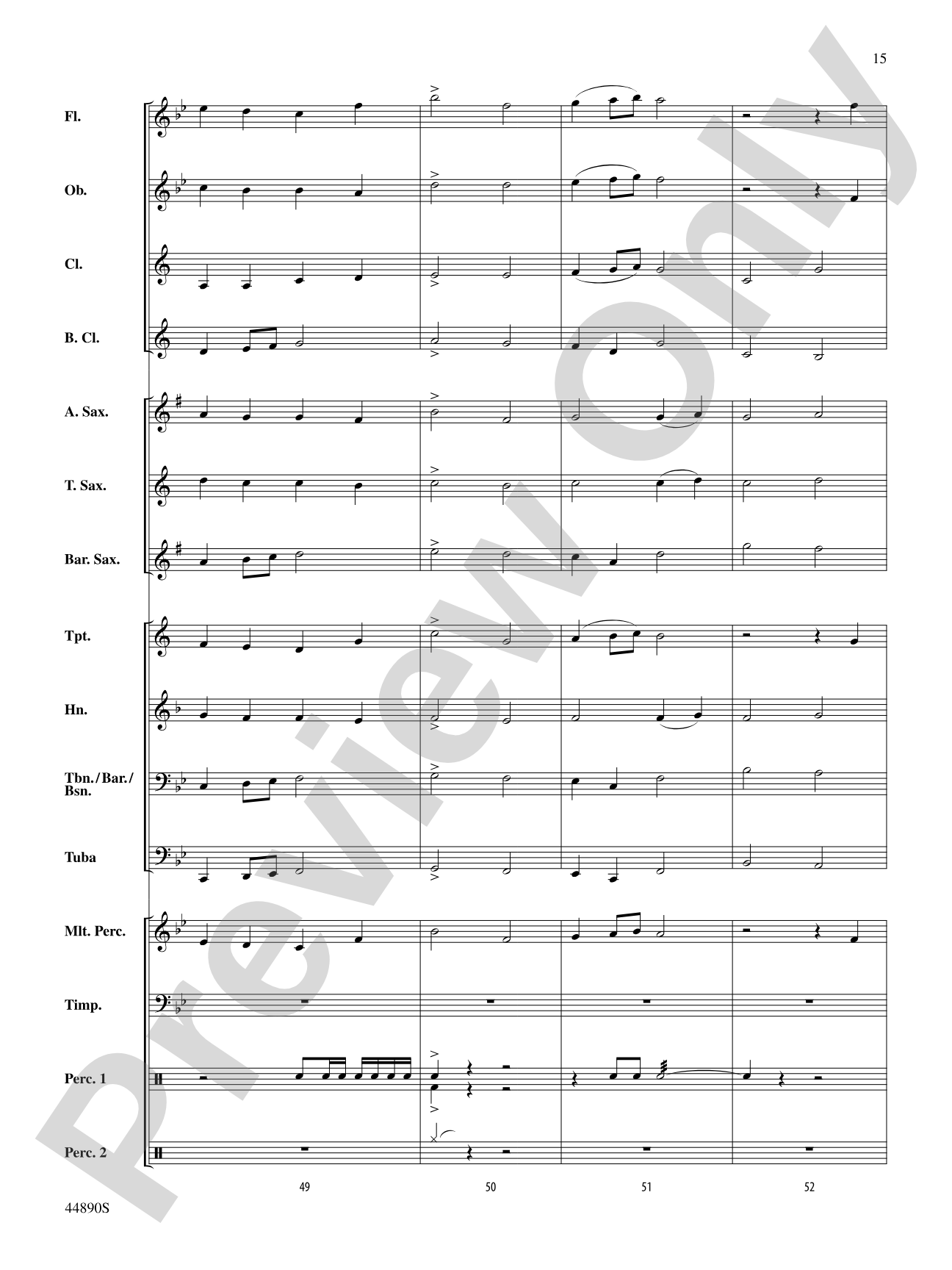 Project Mars: Concert Band Conductor Score & Parts