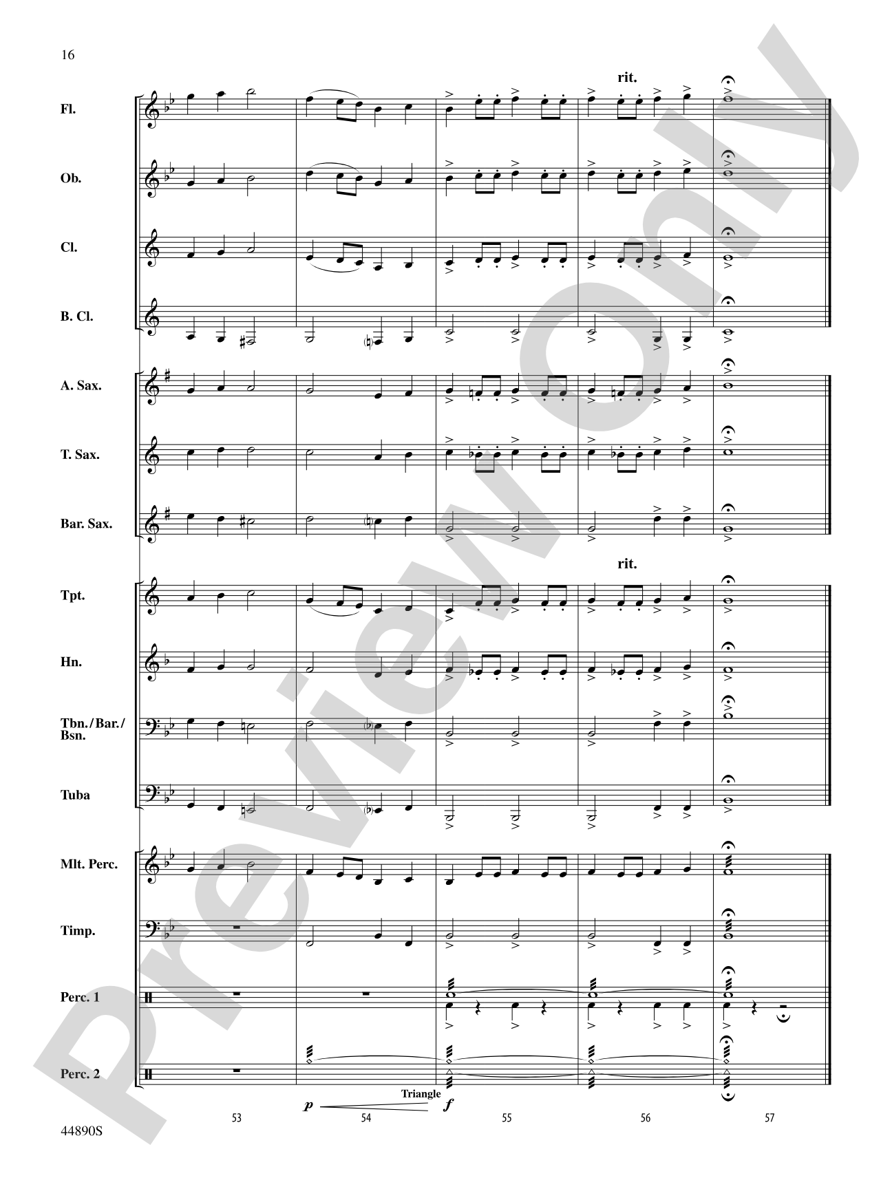 Project Mars: Concert Band Conductor Score & Parts
