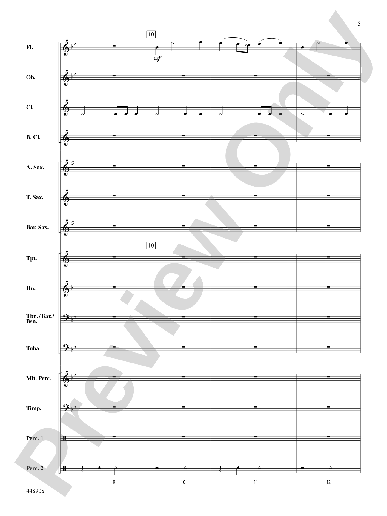 Project Mars: Concert Band Conductor Score & Parts
