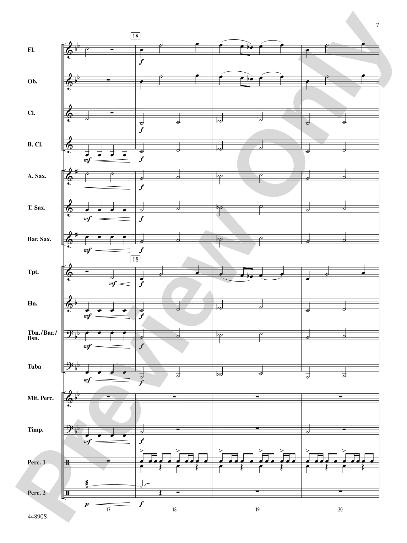 Project Mars: Concert Band Conductor Score & Parts