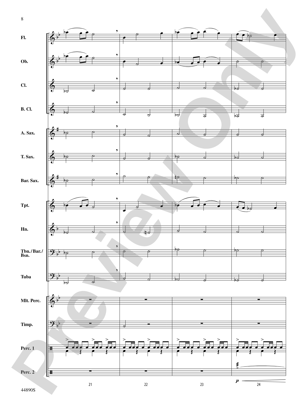 Project Mars: Concert Band Conductor Score & Parts