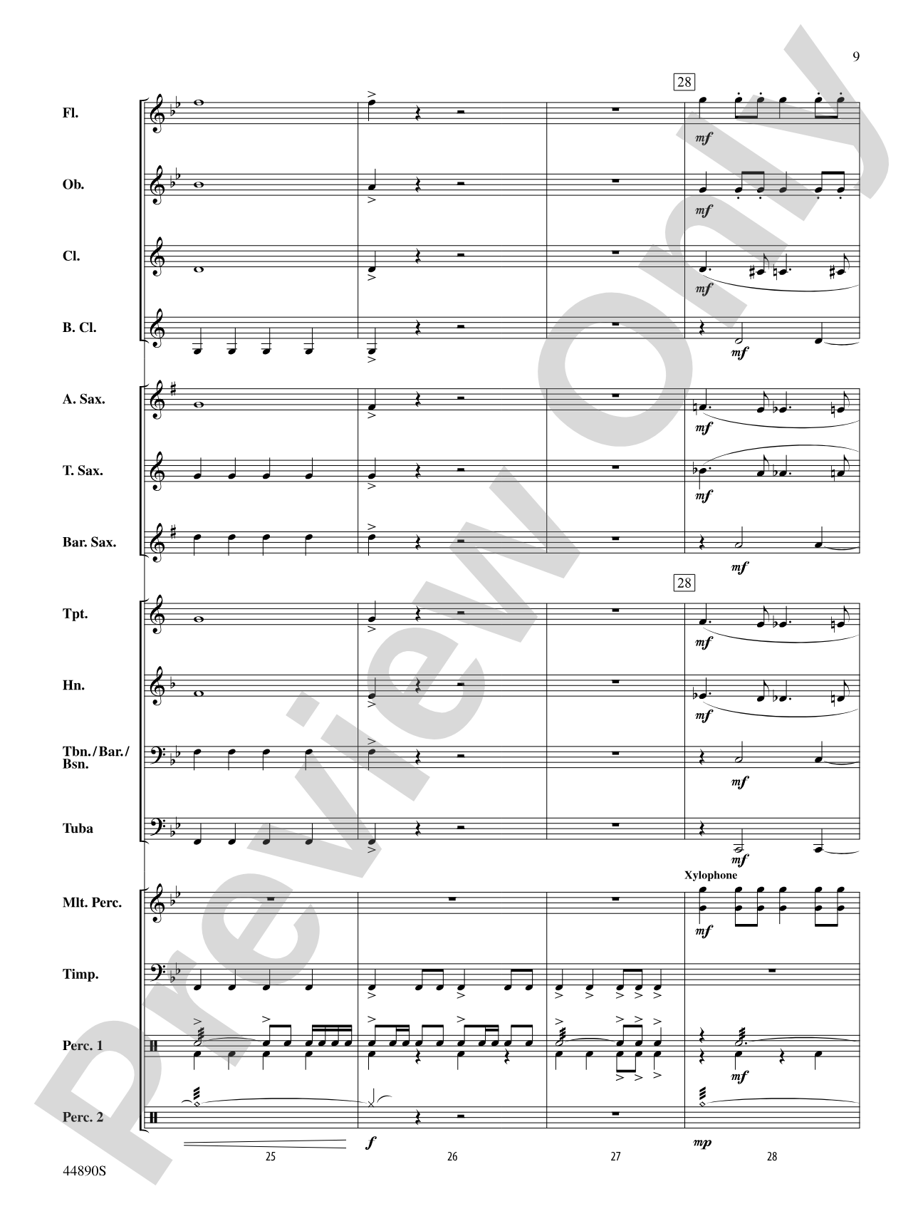 Project Mars: Concert Band Conductor Score & Parts