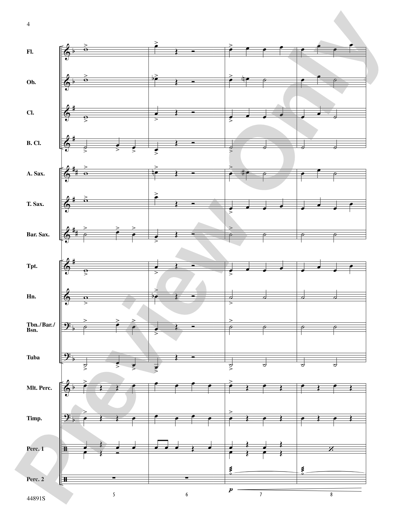 The Jaws of Fenris: Concert Band Conductor Score & Parts