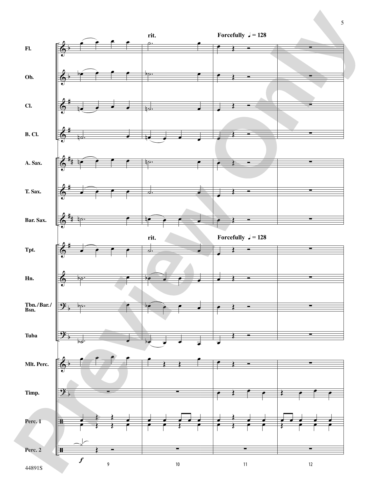 The Jaws of Fenris: Concert Band Conductor Score & Parts