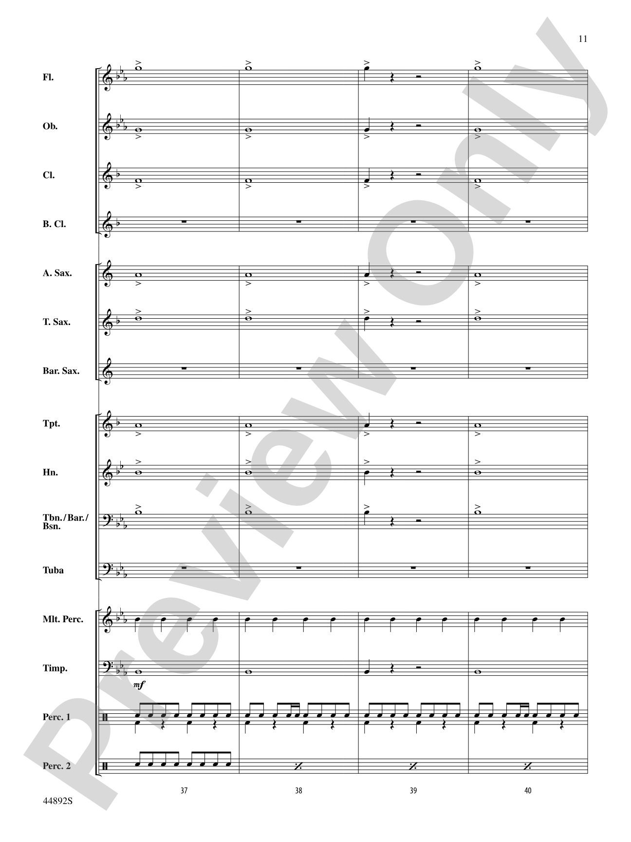 Zephyr: Concert Band Conductor Score & Parts