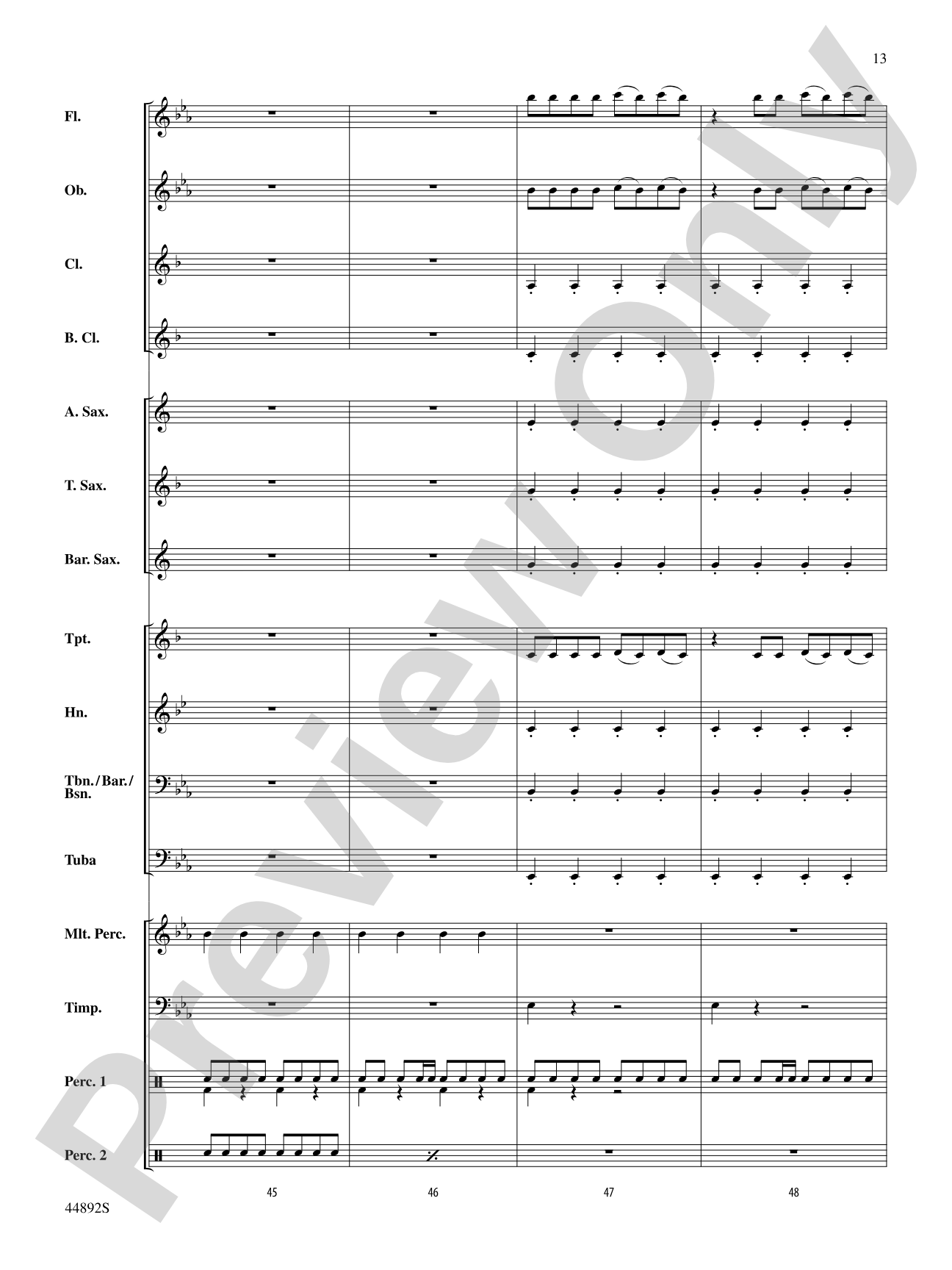 Zephyr: Concert Band Conductor Score & Parts